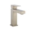 Crosswater Verge Basin Monobloc Mixer Tap - Brushed Stainless Steel Effect