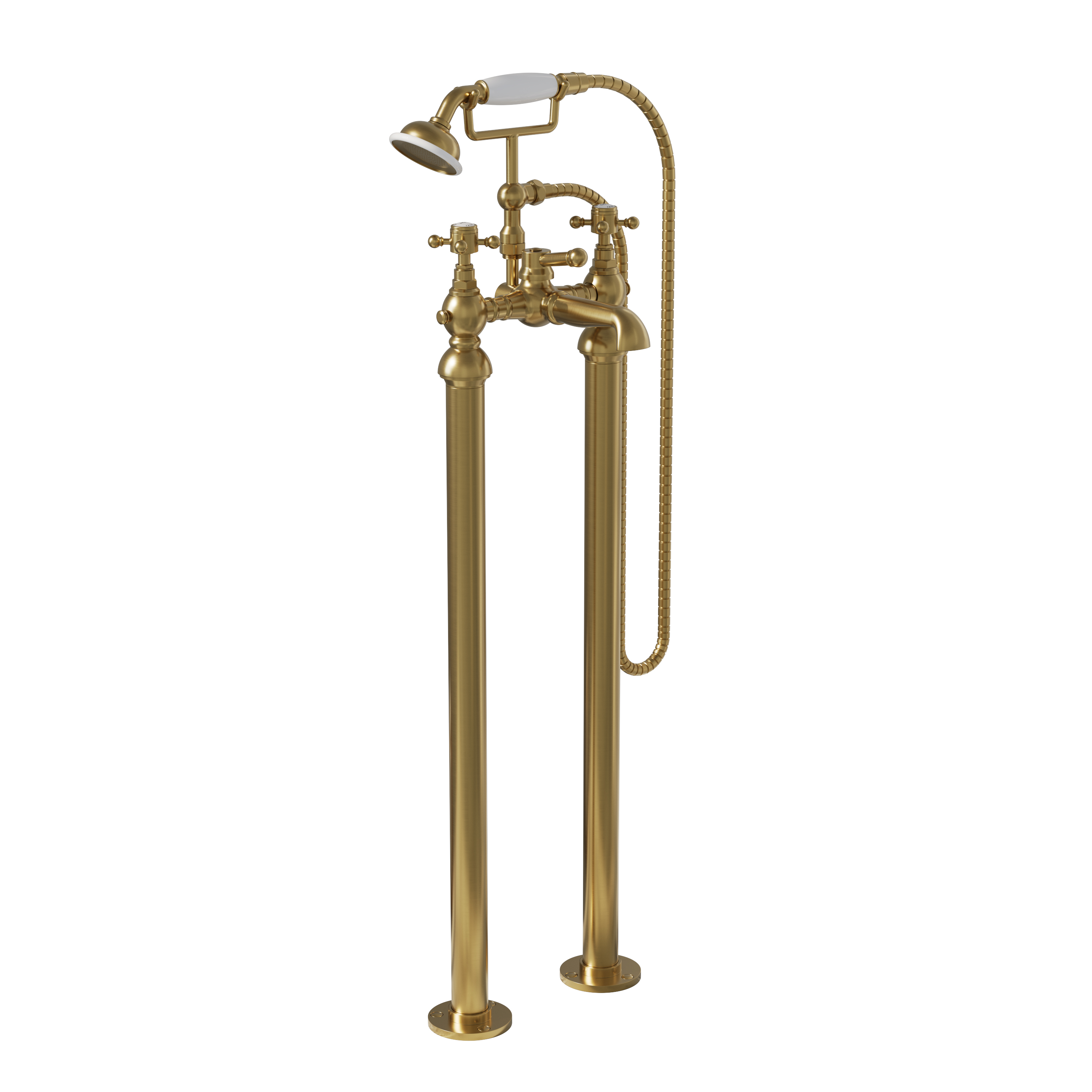 Butler & Rose Eliza Crosshead Freestanding Bath Shower Mixer Tap