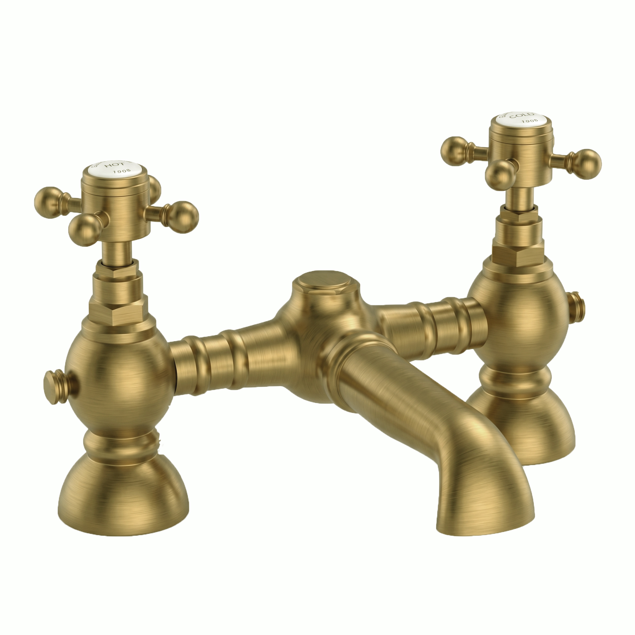 Butler & Rose Eliza Crosshead Deck Mounted Bath Filler Tap