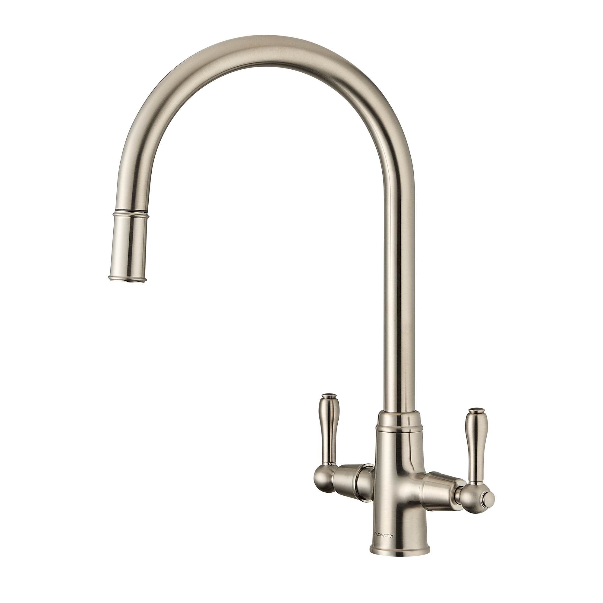 Clearwater Broadway Traditional Pull Out Mono Kitchen Mixer Tap