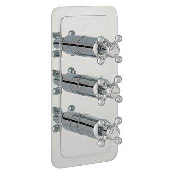 Butler & Rose Caledonia Crosshead 2 Outlet Concealed Thermostatic Shower Valve