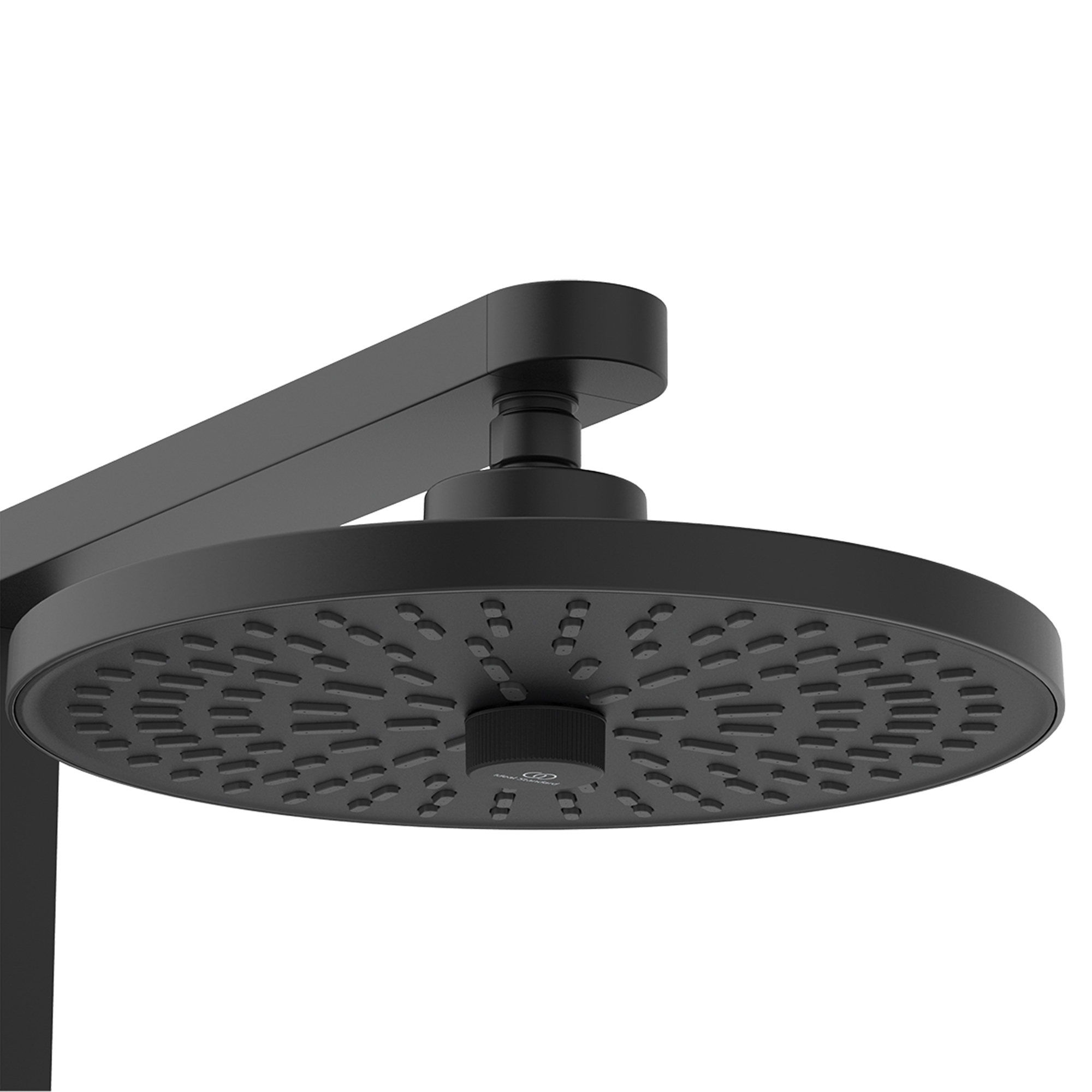 Ideal Standard Ceratherm Alu+ Exposed Thermostatic Shower Kit with Multi-Function Shower Head, Handset & 2 Shelves