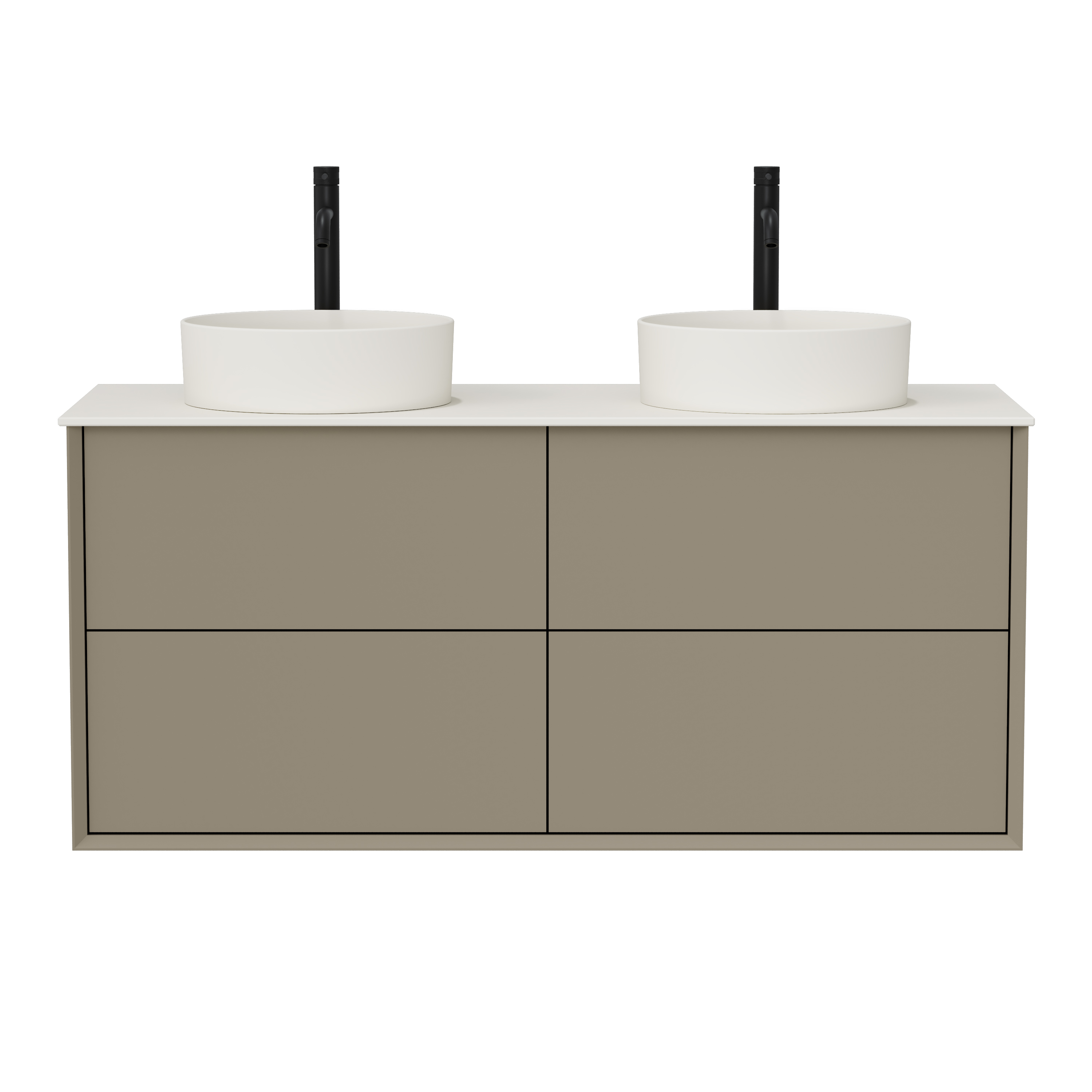 Oslo 1200mm Wall Mounted Vanity Unit & Sintered Stone Countertop