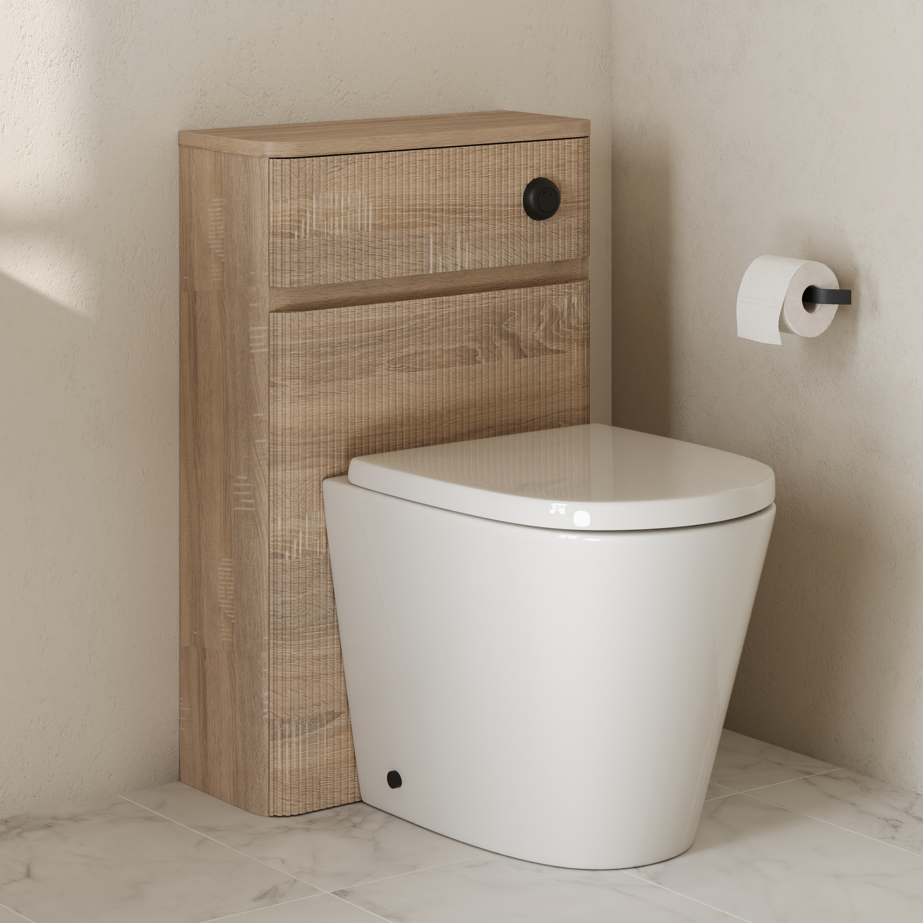 Drench Origin 500mm Fluted Back To Wall WC Unit