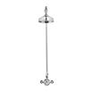 Crosswater Belgravia Exposed Thermostatic Shower Valve with Fixed Shower Head - 8 Inch Chrome Shower Head