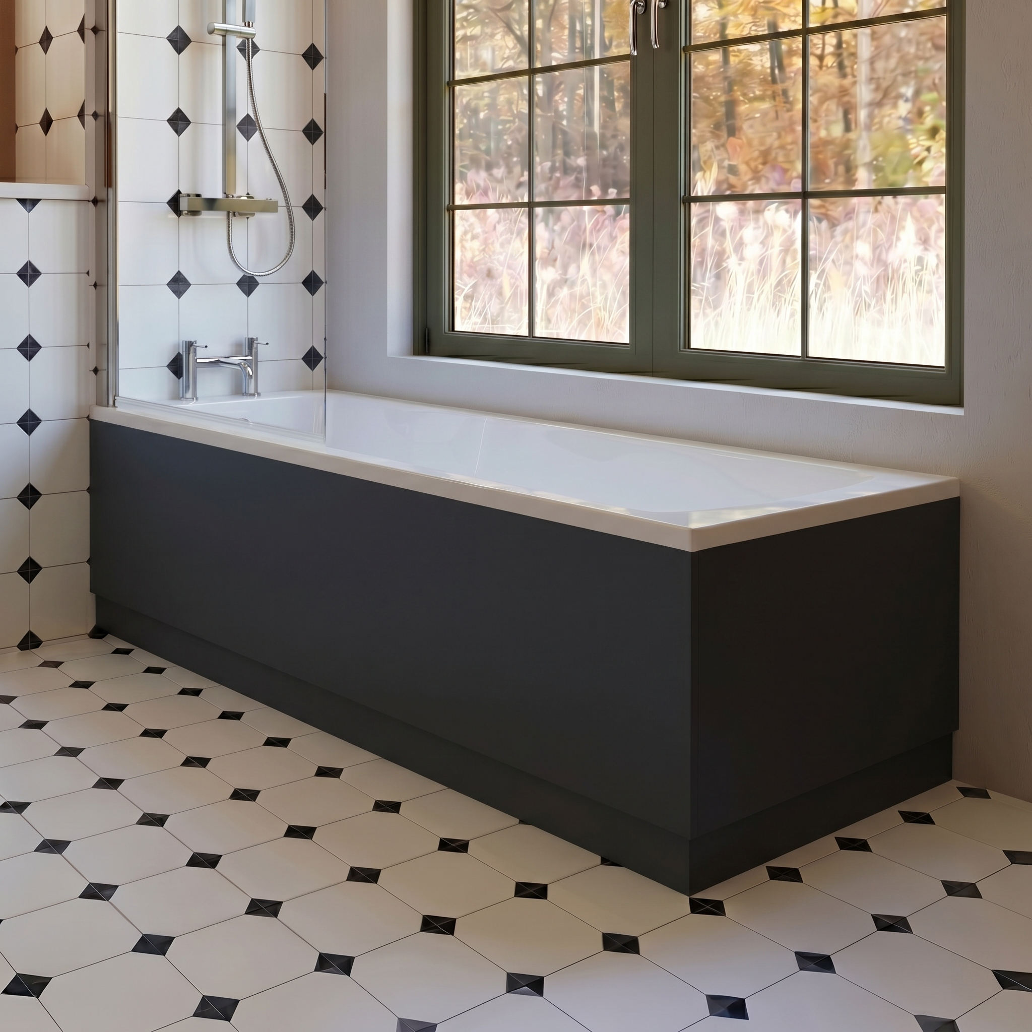 Erin 700mm L-Shaped Square End Bath Panel