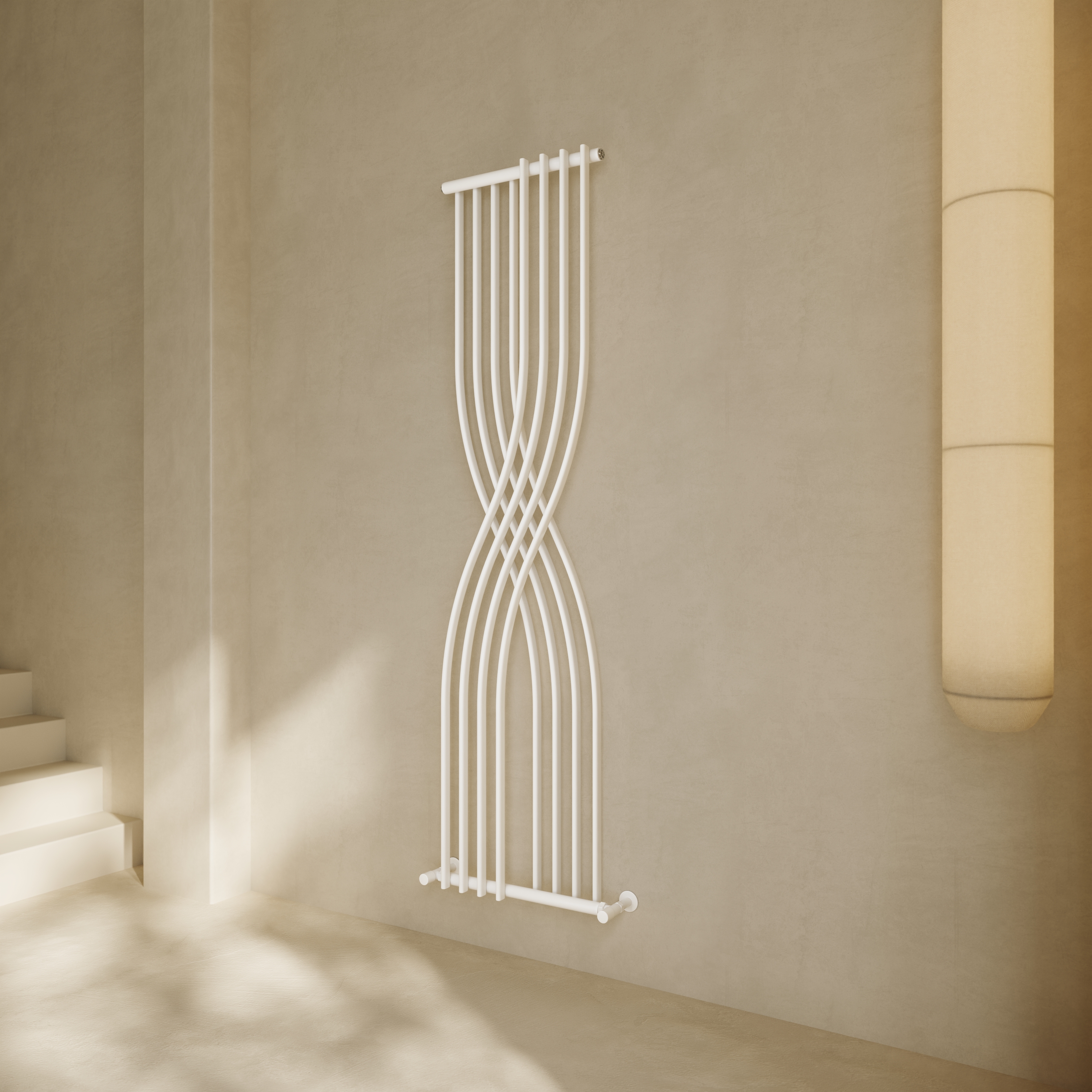 Toasty Embrace White Vertical Radiator - 1775 x 450mm