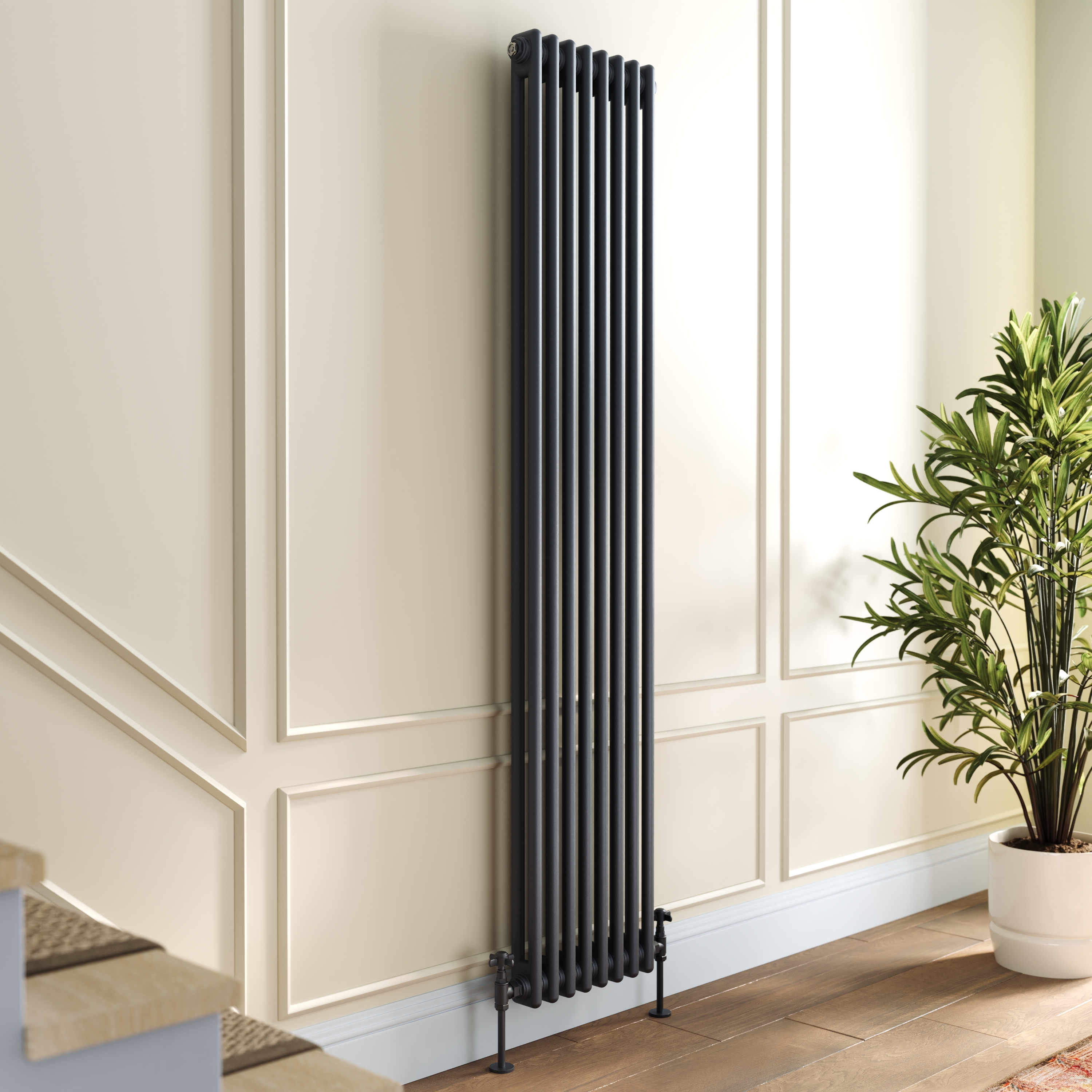 Toasty Ardleigh Anthracite Vertical Column Radiator