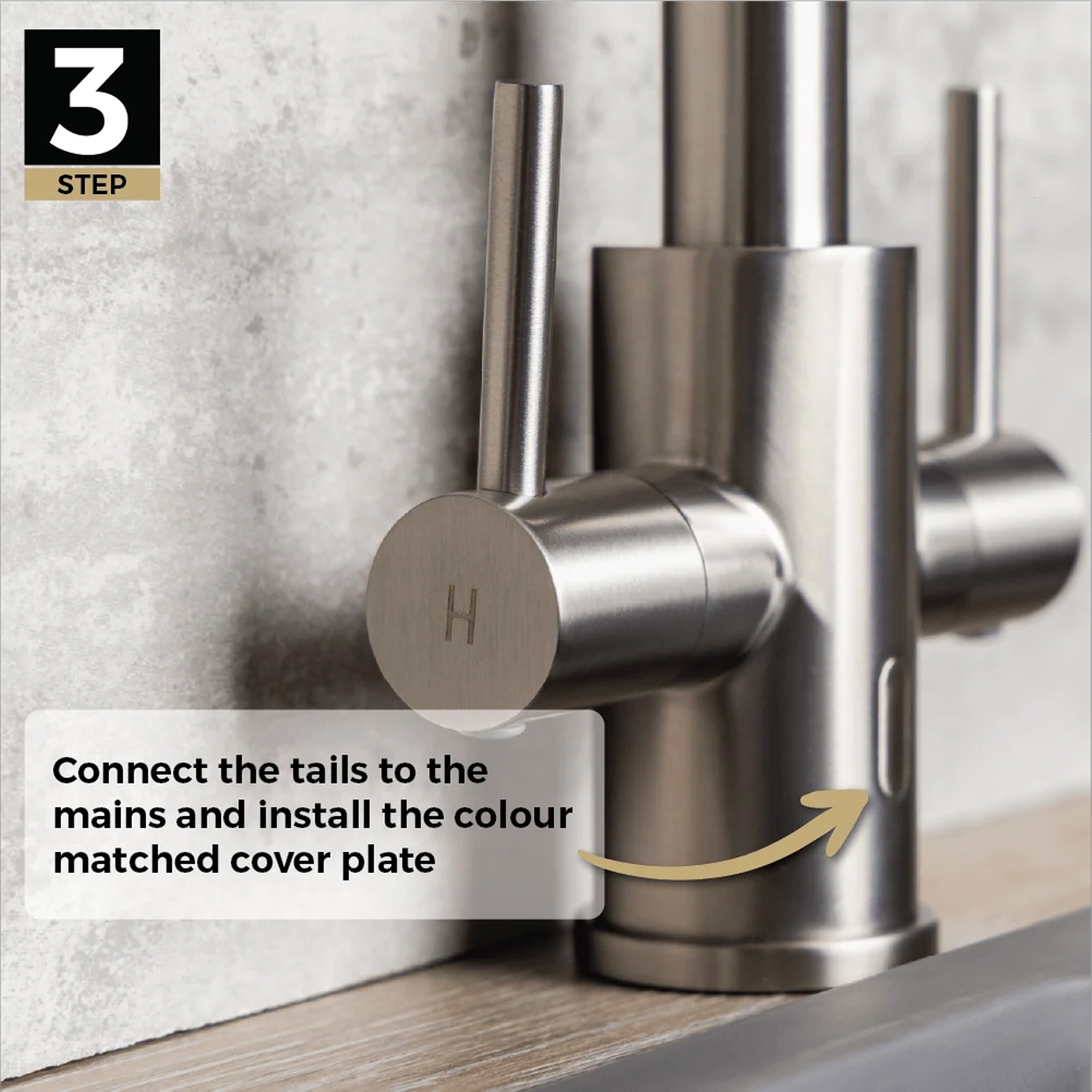 Top-Fix Alto Multiuse Pull Out Mono Kitchen Mixer Tap
