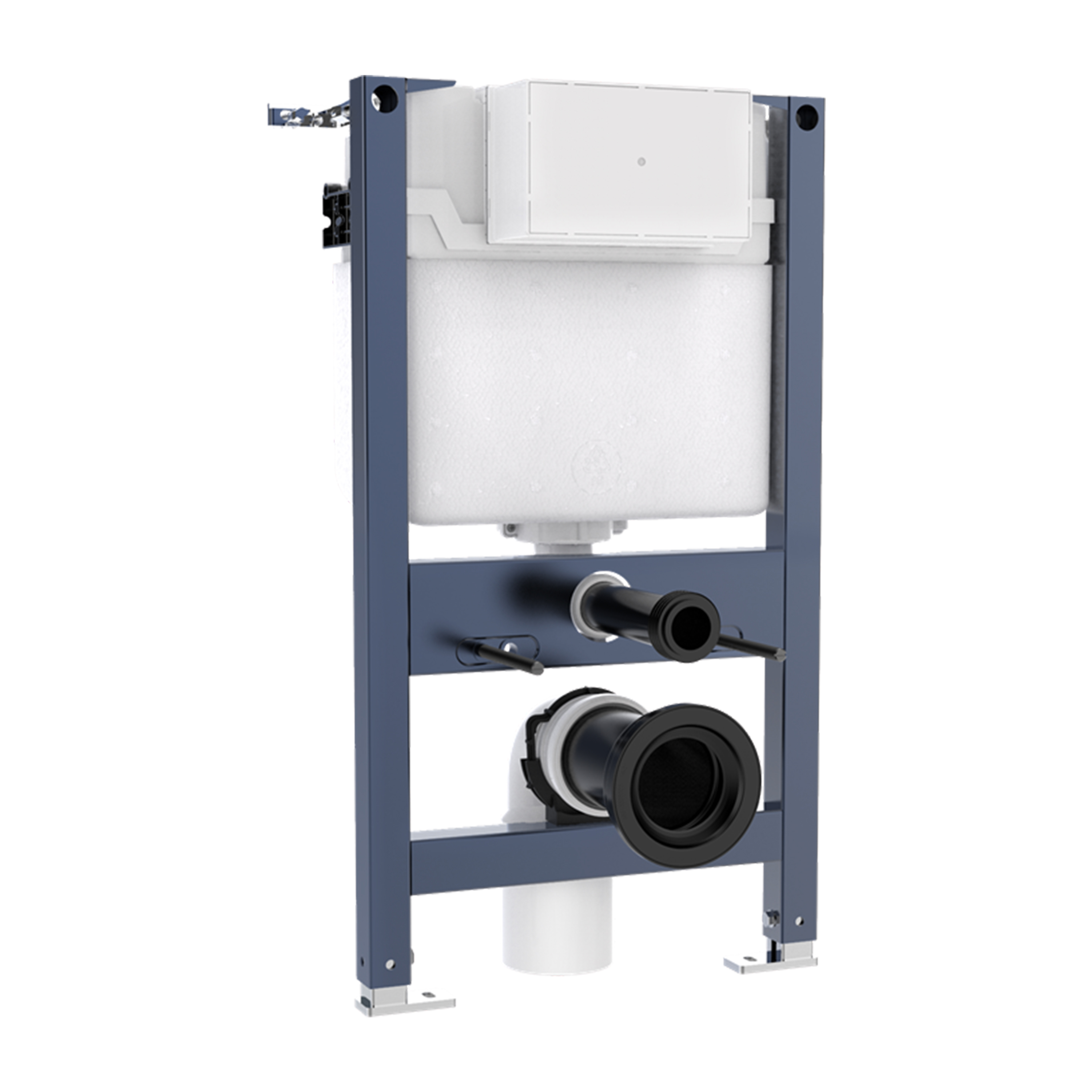 Crosswater Wall Hung 820mm Height Support Frame with Dual Flush Cistern