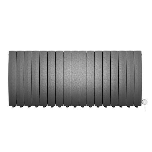 Terma Bergamo Electric Single Panel Horizontal Radiator with VEO Wi-Fi ...
