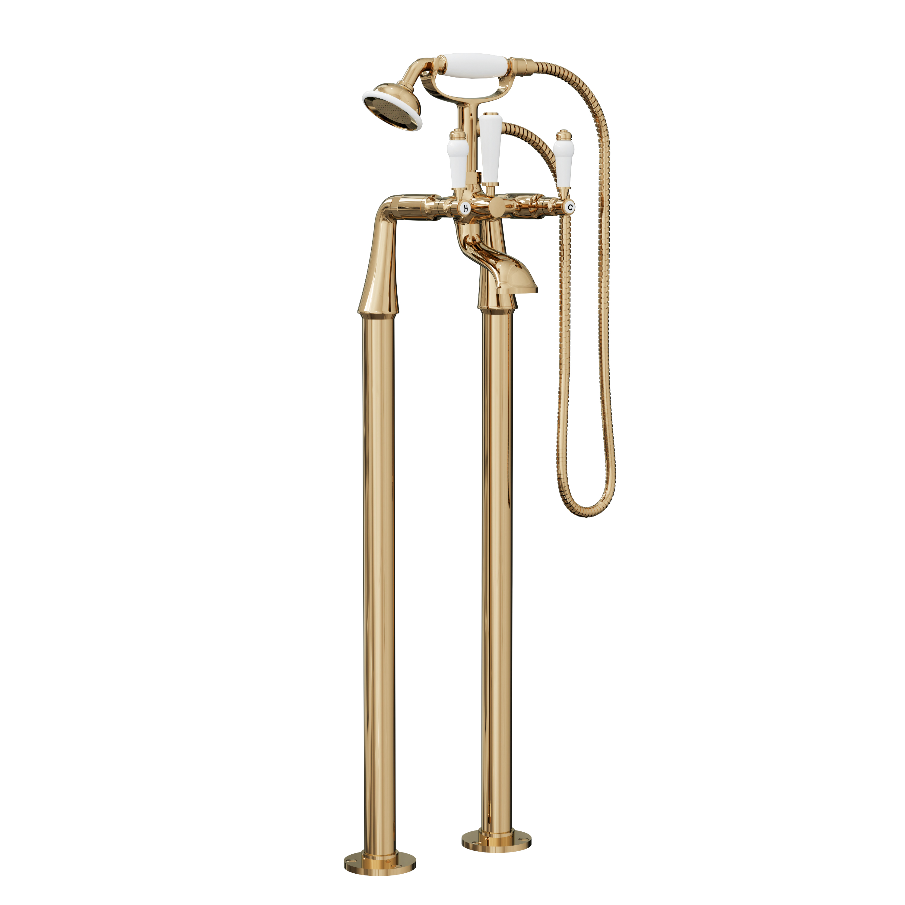 Butler & Rose Eliza Lever Freestanding Bath Shower Mixer Tap