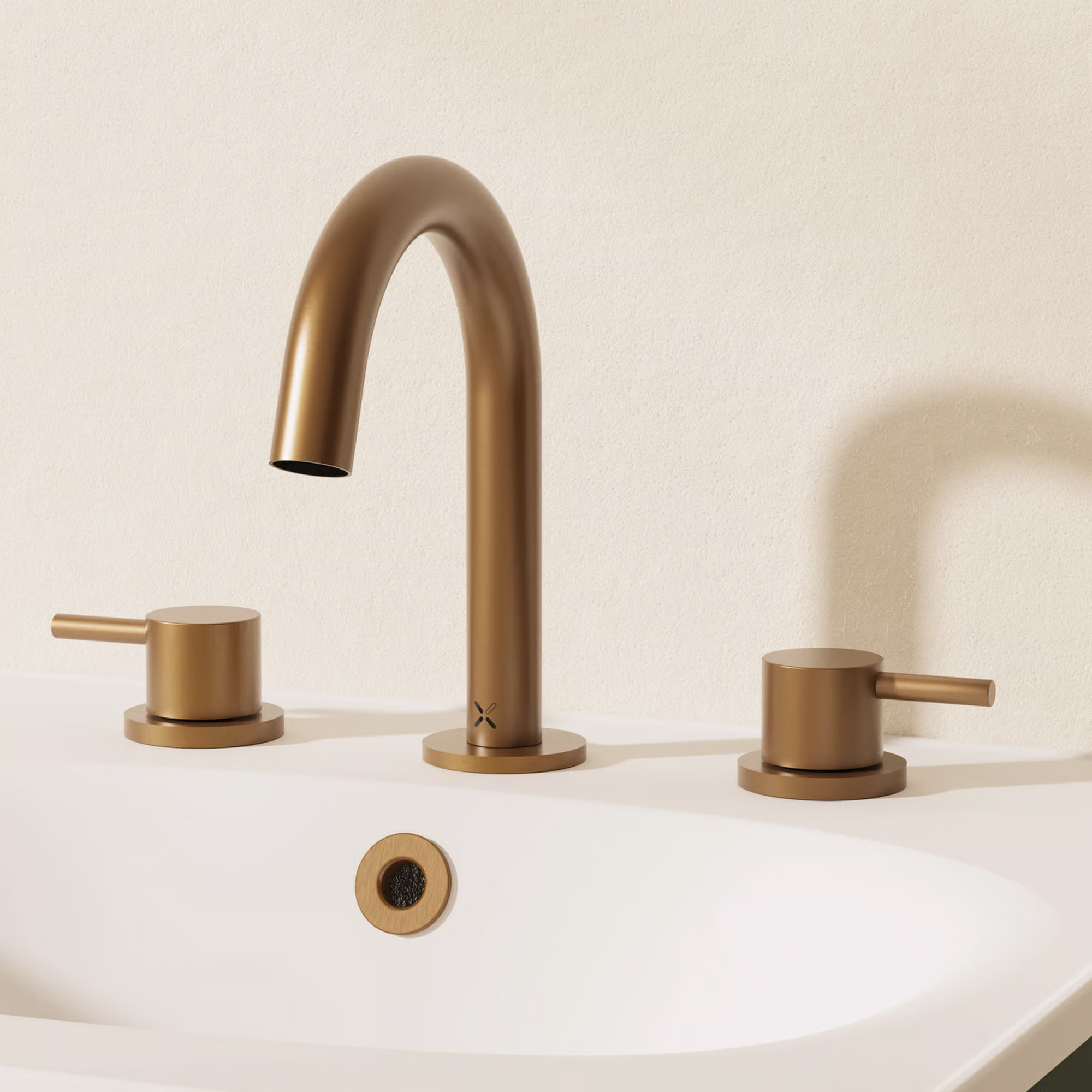 Crosswater MPRO 3 Hole Basin Mixer Tap