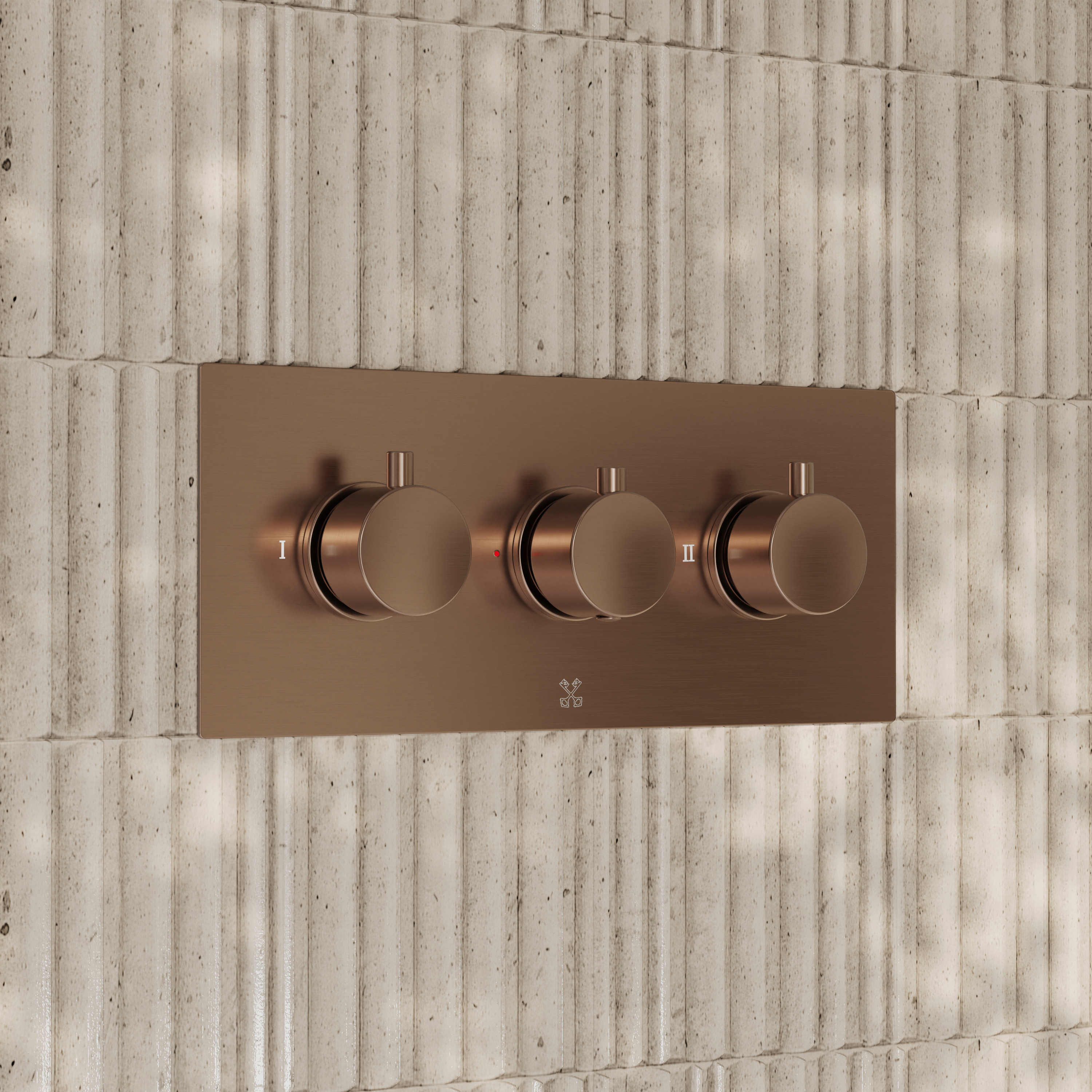 Core 3 Outlet Landscape Thermostatic Concealed Shower Valve