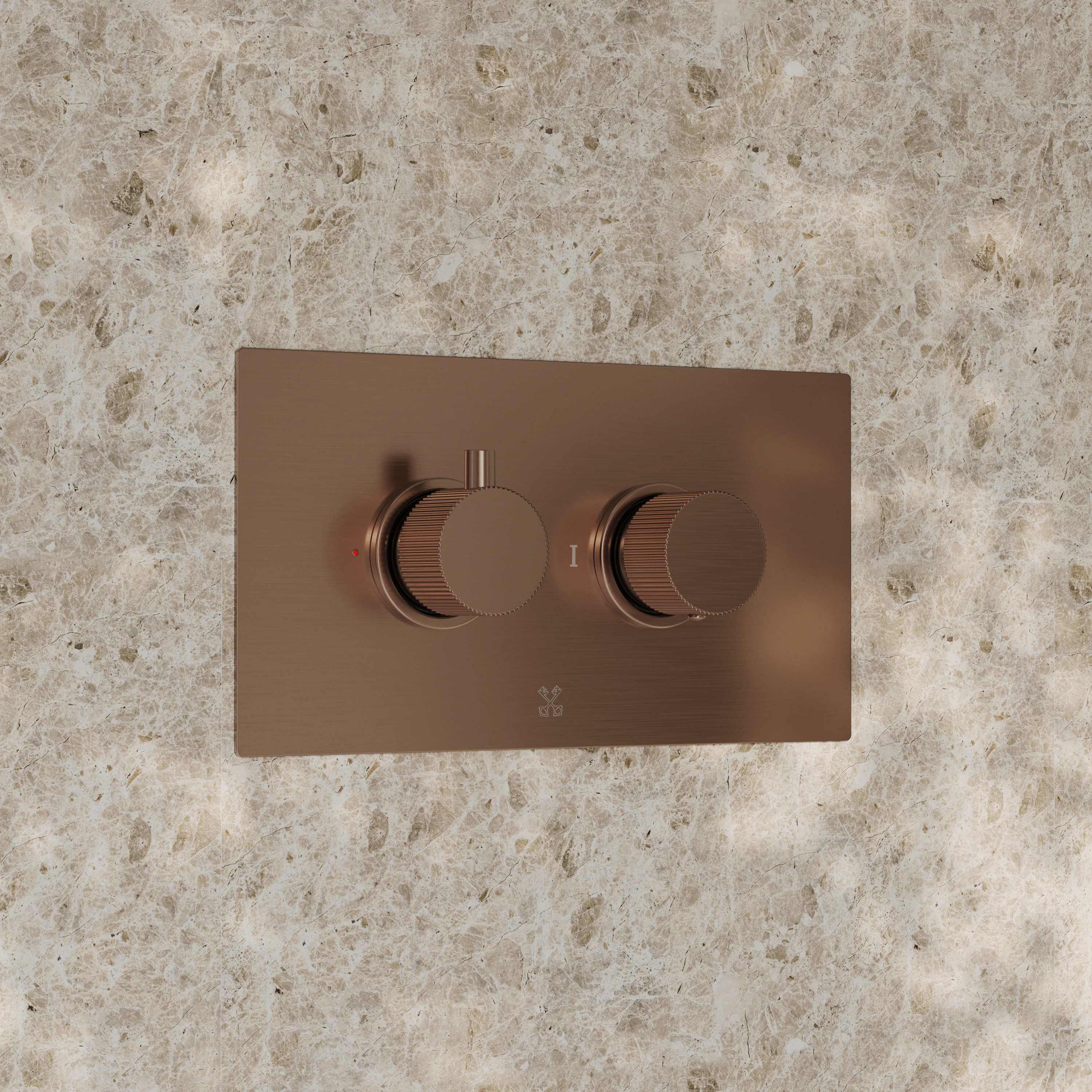 Core 2 Outlet Landscape Thermostatic Concealed Shower Valve