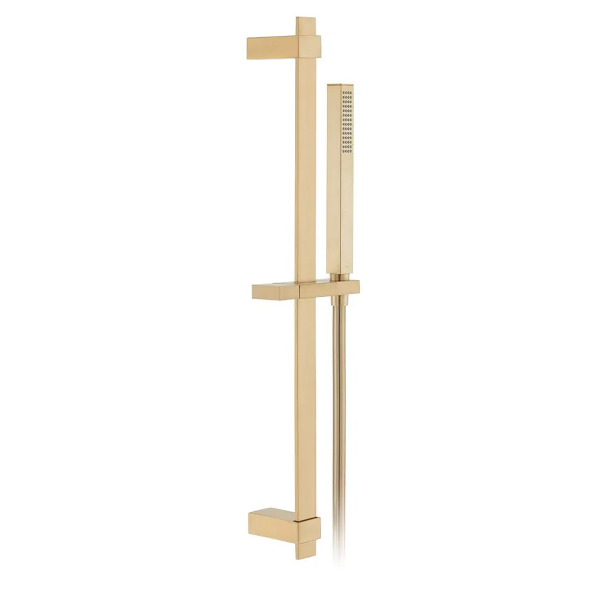 Vado Individual Square Slide Rail Shower Kit with Handset & Hose