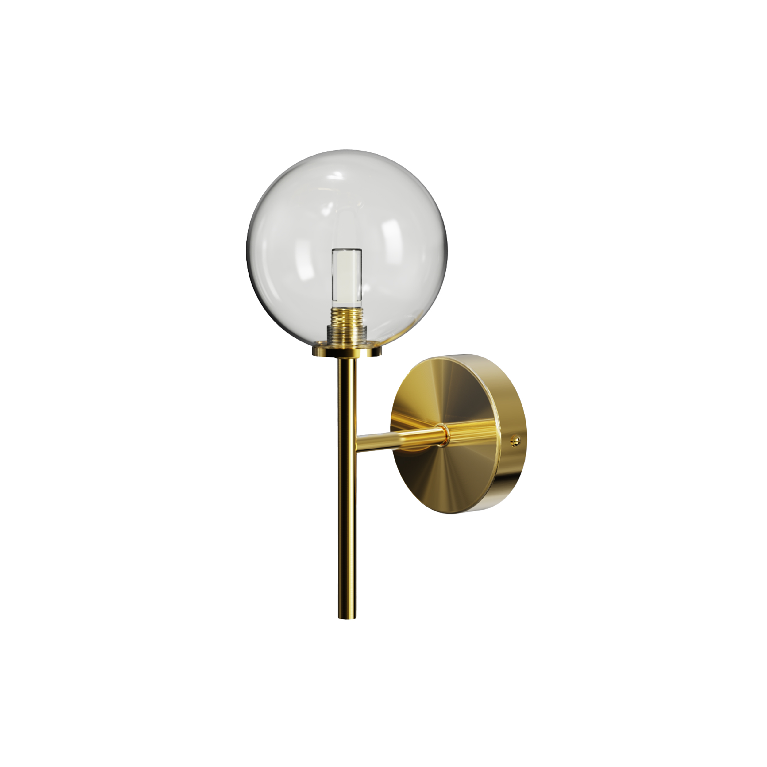 Harbour Glass Globe Wall Light