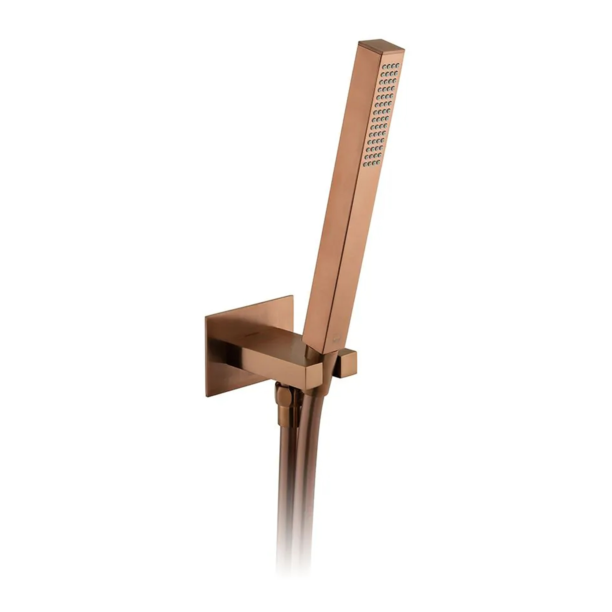 Vado Individual Square Shower Handset with Integrated Outlet & Holder