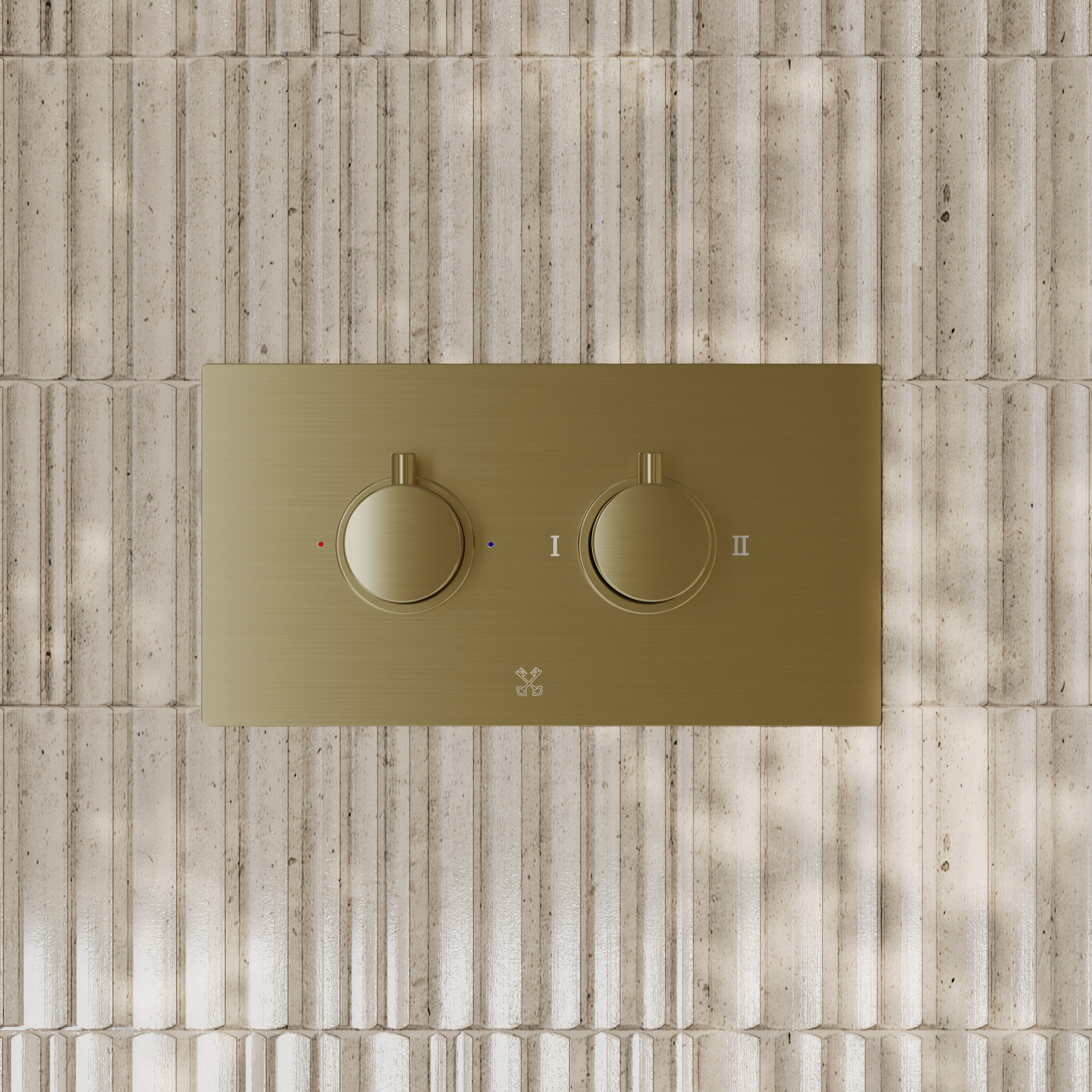 Core 2 Outlet Landscape Thermostatic Concealed Shower Valve
