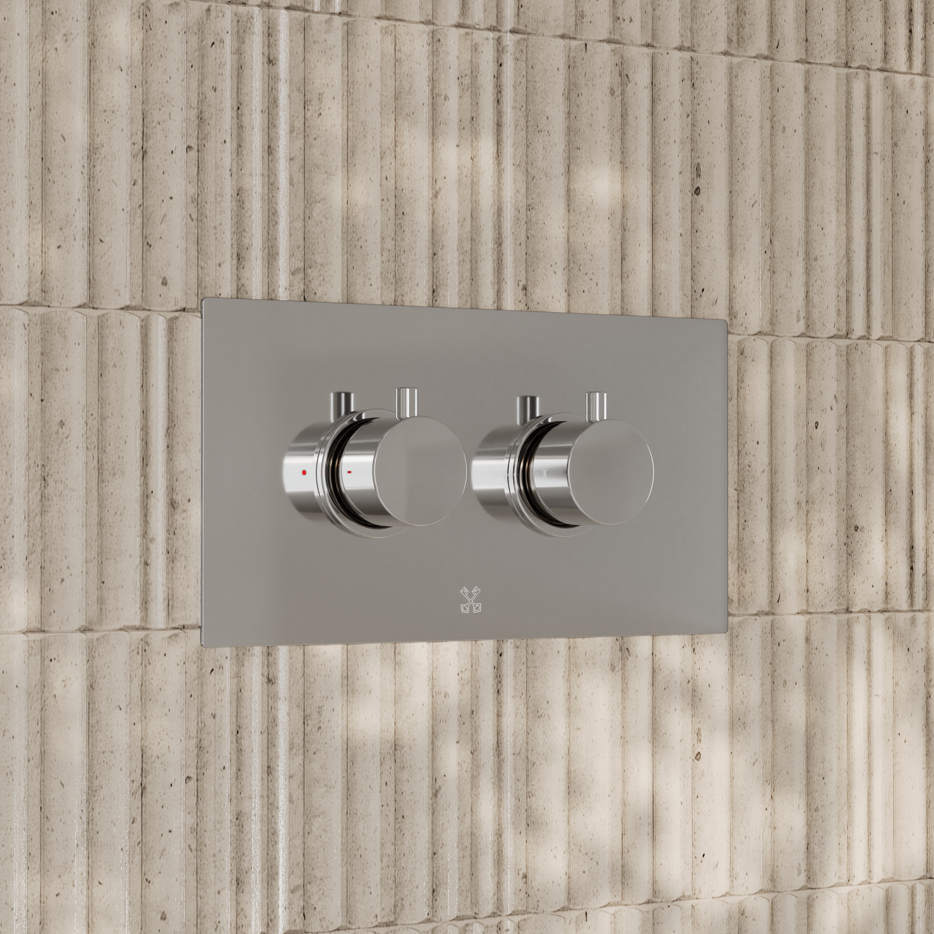 Core 2 Outlet Landscape Thermostatic Concealed Shower Valve