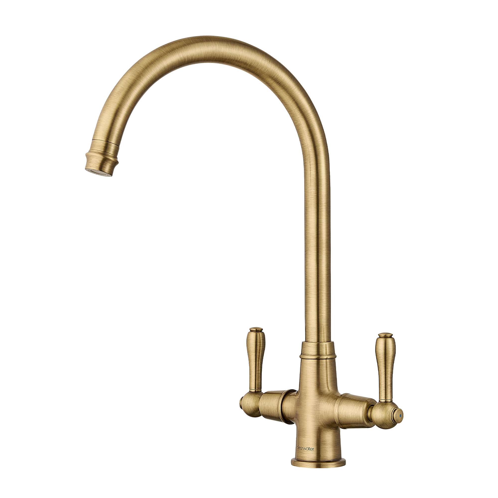 Clearwater Broadway Traditional Twist & Spray Mono Kitchen Mixer Tap
