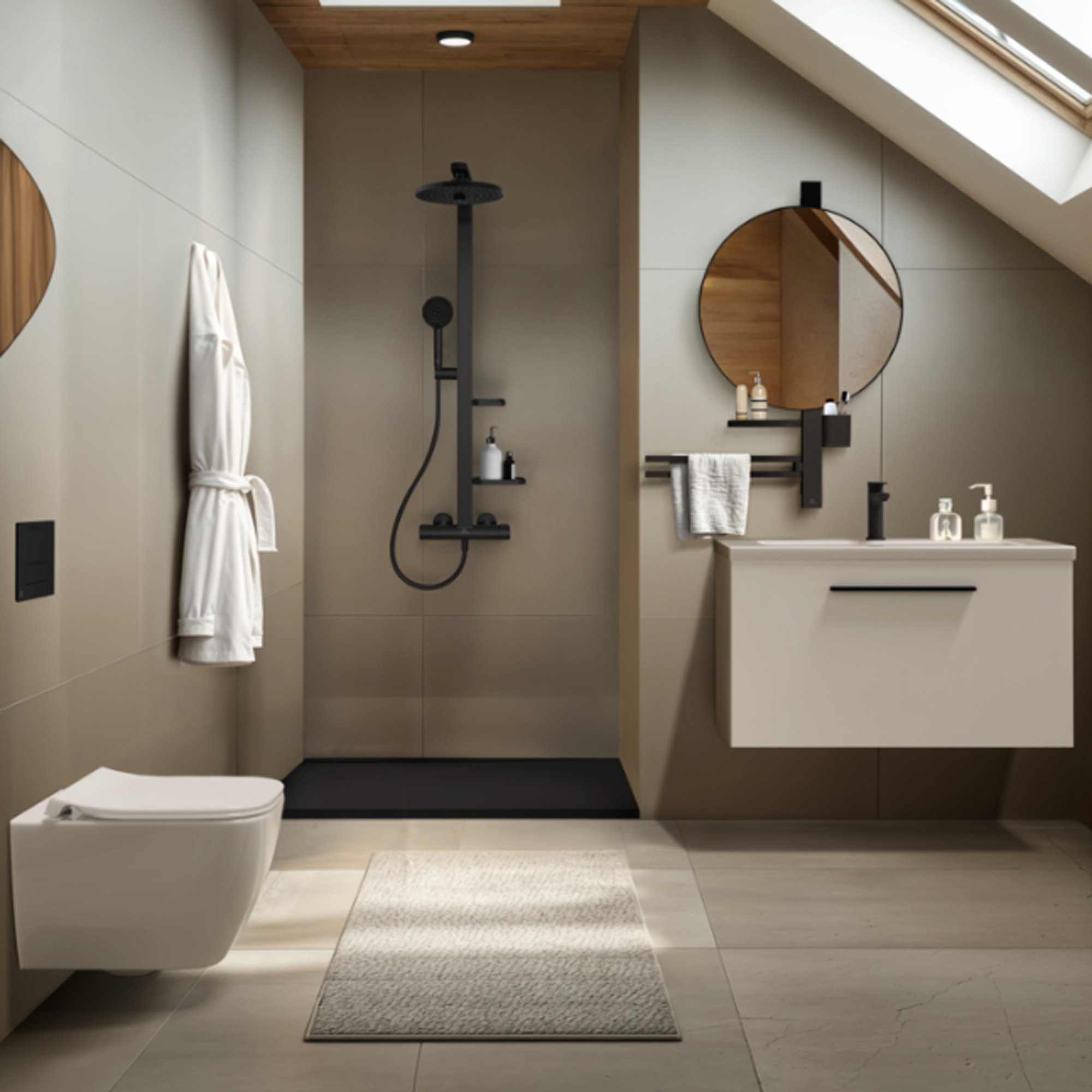 Ideal Standard Alu+ 500mm Mirror & Beauty Bar