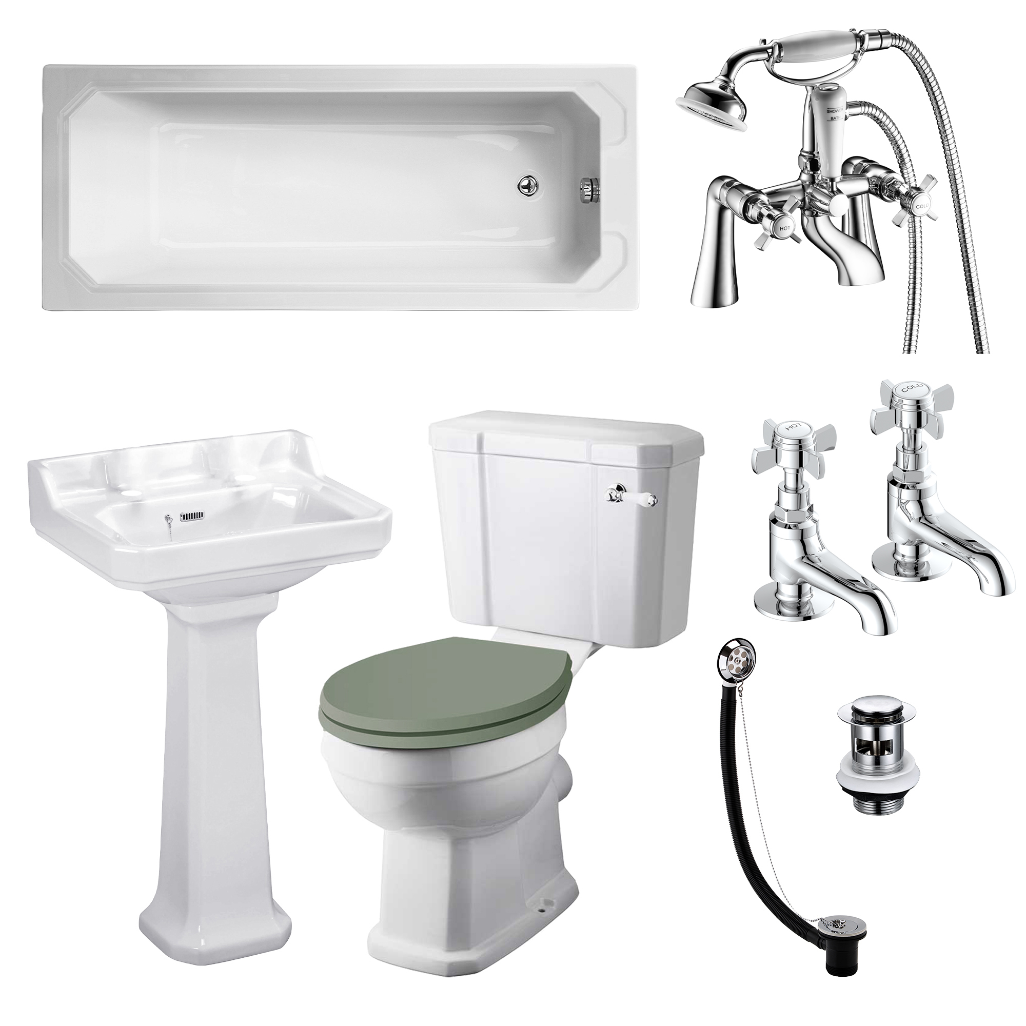 Butler & Rose Catherine Traditional Bathroom Suite
