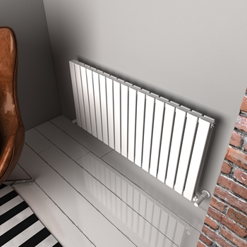 Horizontal Car Radiator Carisa Plata Double Panel Horizontal Aluminium Radiator | Tap Warehouse