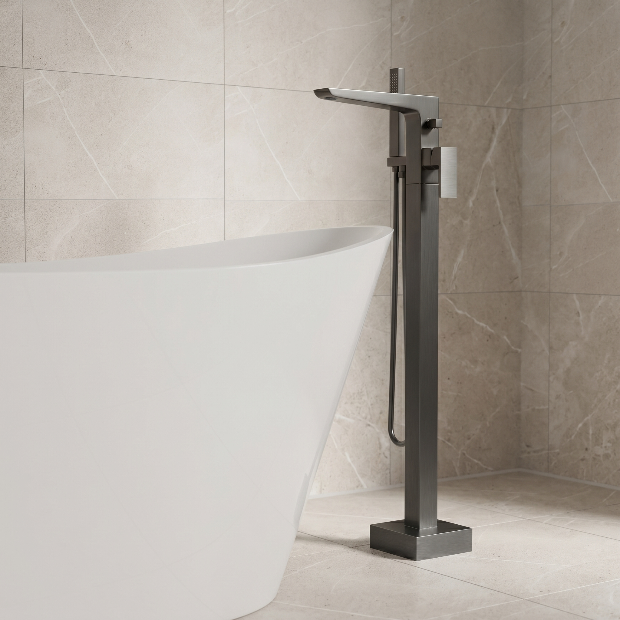 Harbour Status Freestanding Bath Shower Mixer Tap
