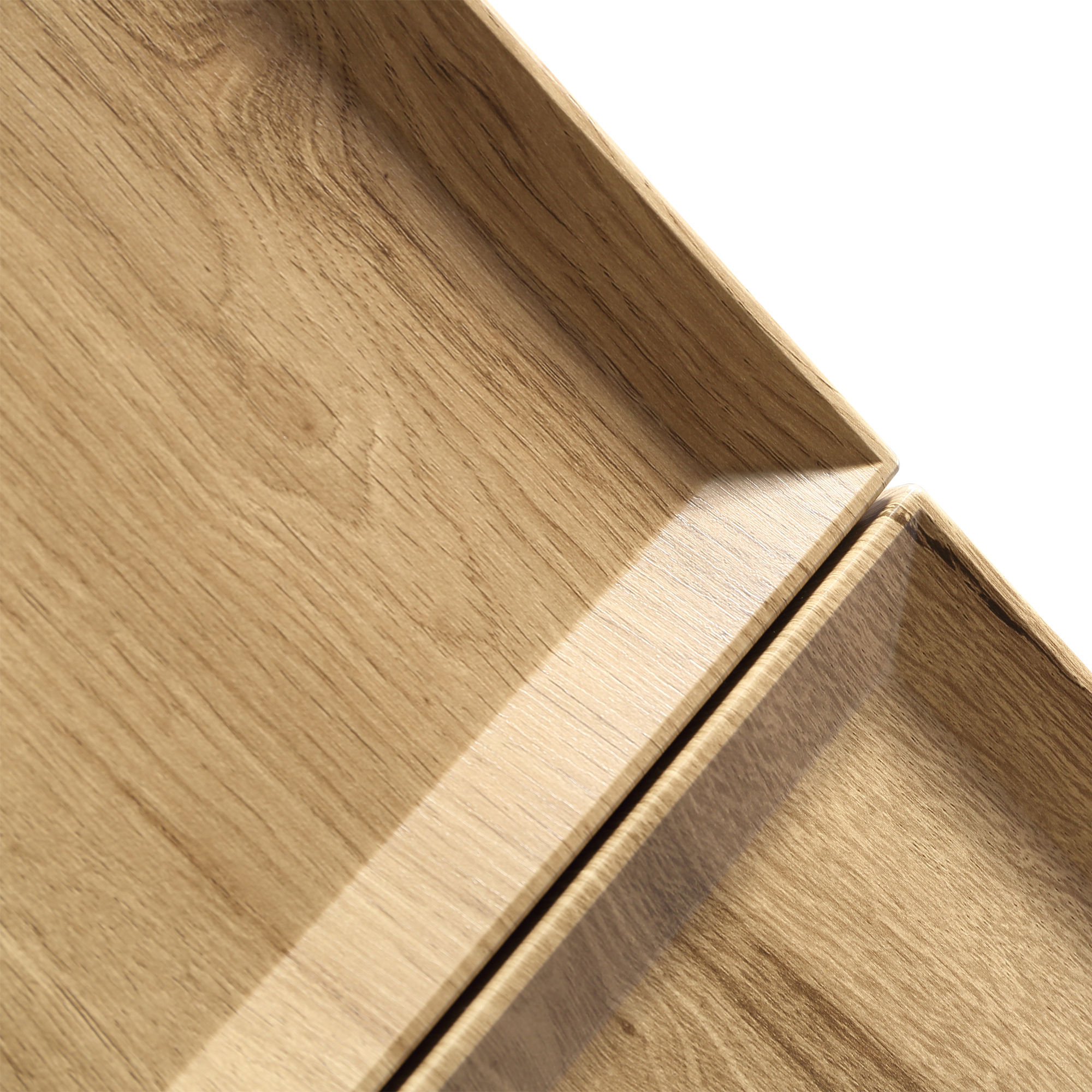 Aura 1600mm Tall Wall Mounted Natural Oak Storage Unit