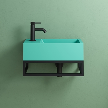 Basin Frame Harbour Basin Frame for Harbour Concrete 400mm Wall Hung Basin | Tap ...