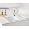RAK 450 Gourmet Square Surface or Undermount Ceramic Kitchen Sink