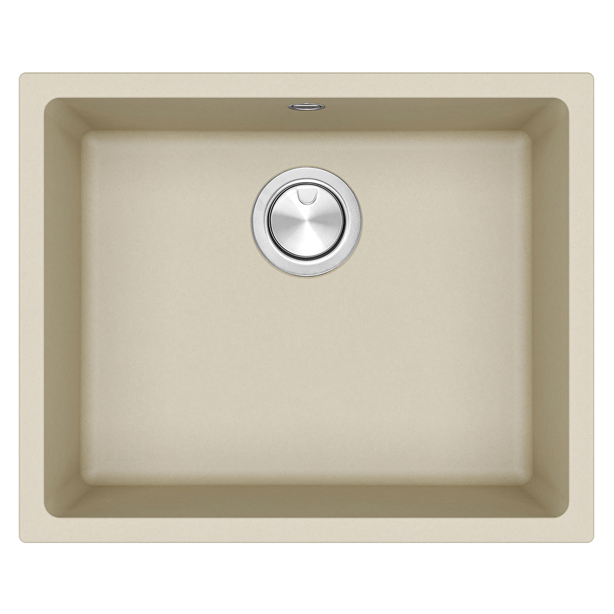 Clearwater Lumen 1 Bowl Granite Composite Inset/Undermount Kitchen Sink - 550 x 450mm