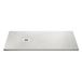 Drench Naturals Light Grey Thin Slate-Effect Rectangular Shower Tray with Chrome Waste - 1600 x 800mm