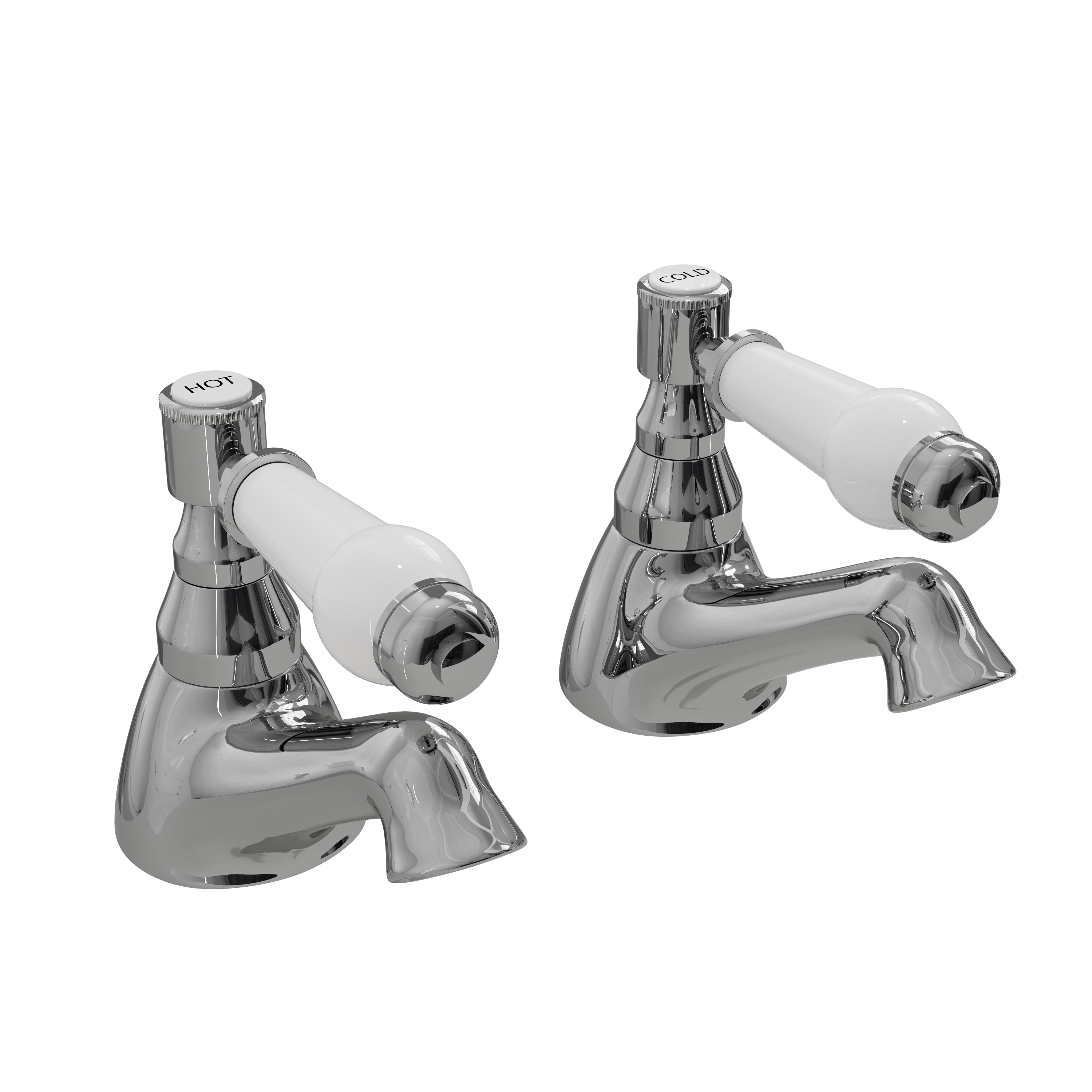 Butler & Rose Eliza Lever Basin Pillar Taps