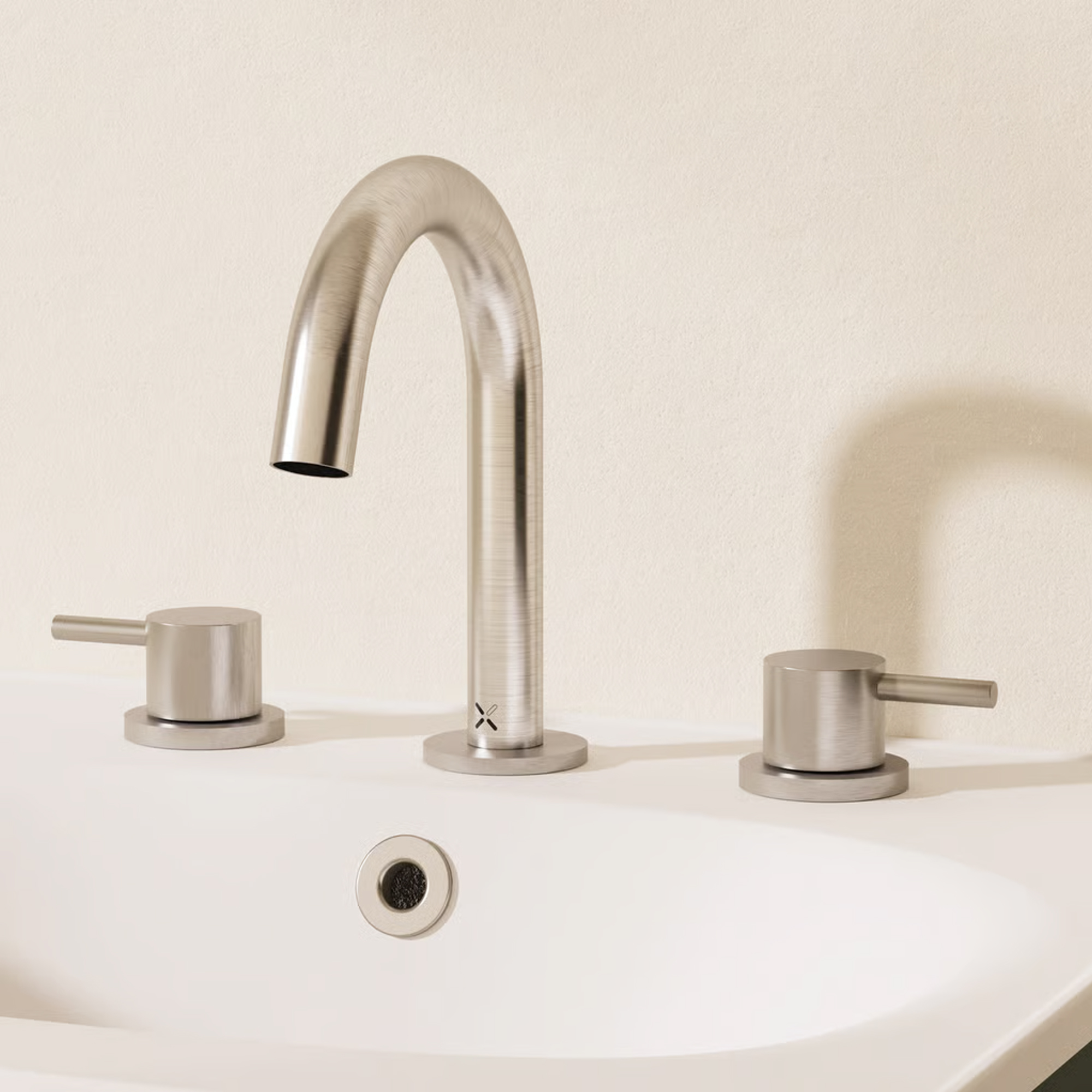 Crosswater MPRO 3 Hole Basin Mixer Tap