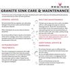 Reginox Harlem 1.5 Bowl Black Silvery Granite Composite Sink & Waste Kit and Vellamo Hanbury Pull Out Mono Kitchen Mixer