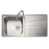 Caple Blaze 1 Bowl Satin Stainless Steel Sink & Waste Kit - 1000 x 500mm