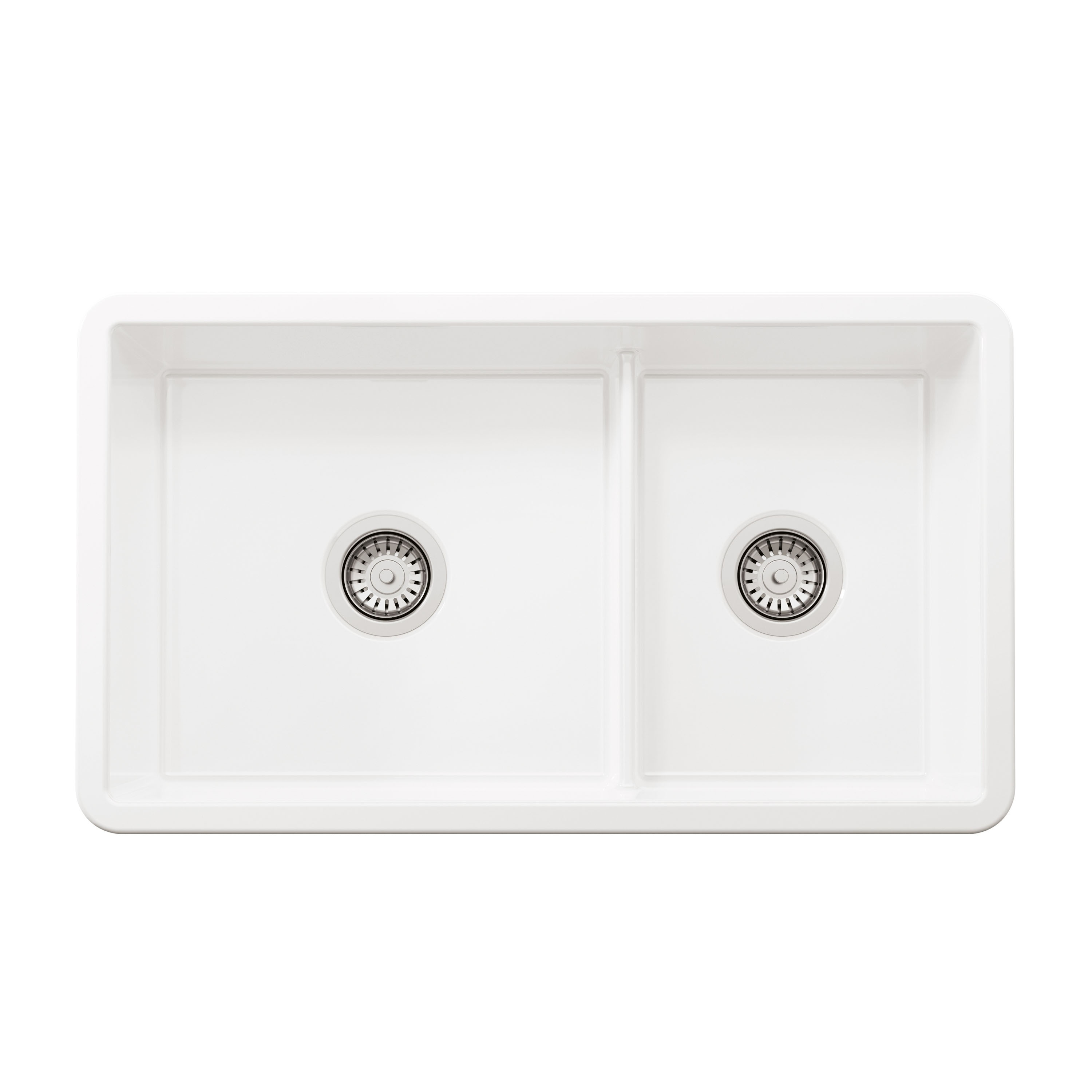 Clearwater Metro Ceramic Inset/Undermount Kitchen Sink - 796 x 462mm