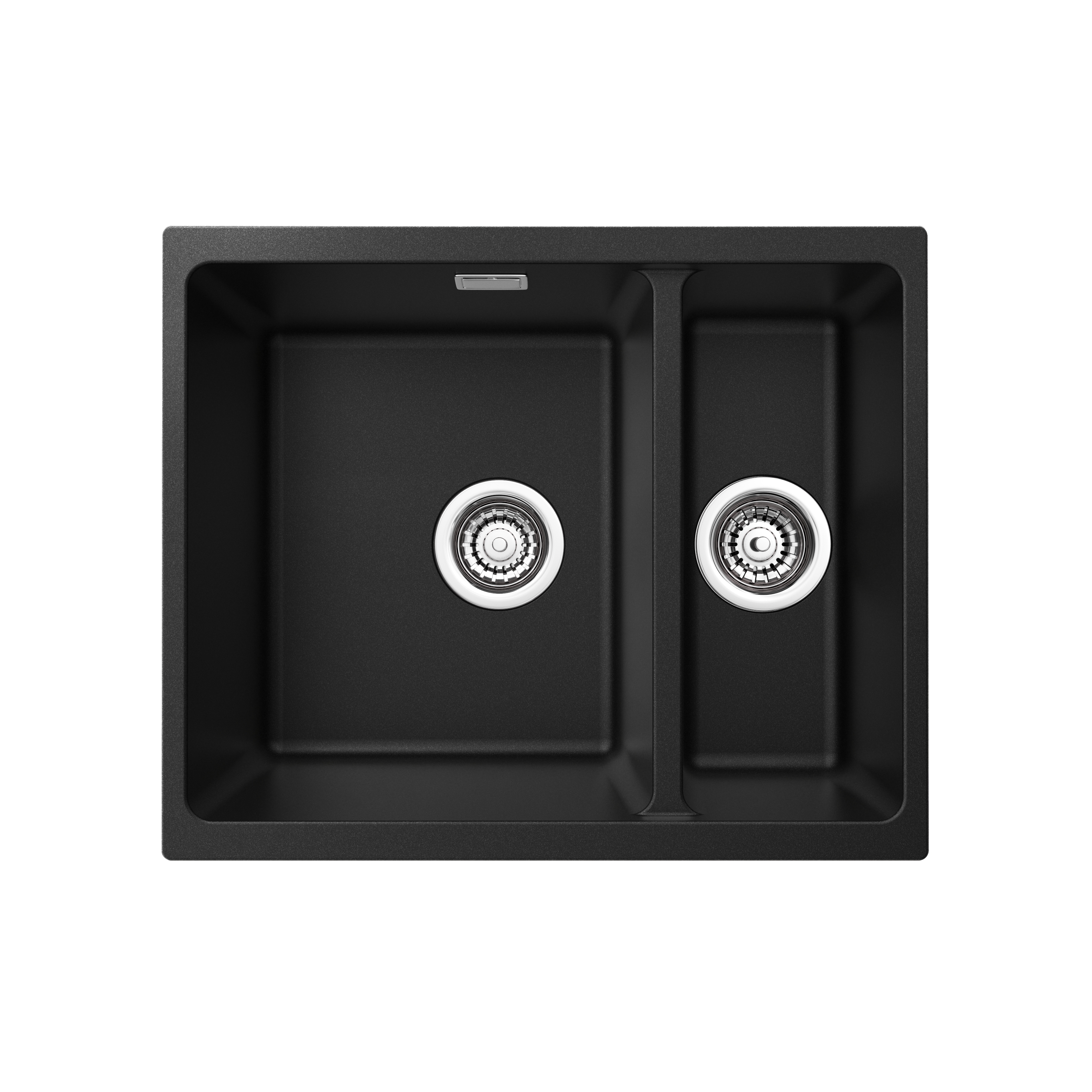 Vellamo Terra 1.5 Bowl Granite Composite Inset/Undermount Kitchen Sink & Waste Kit - 555 x 460mm