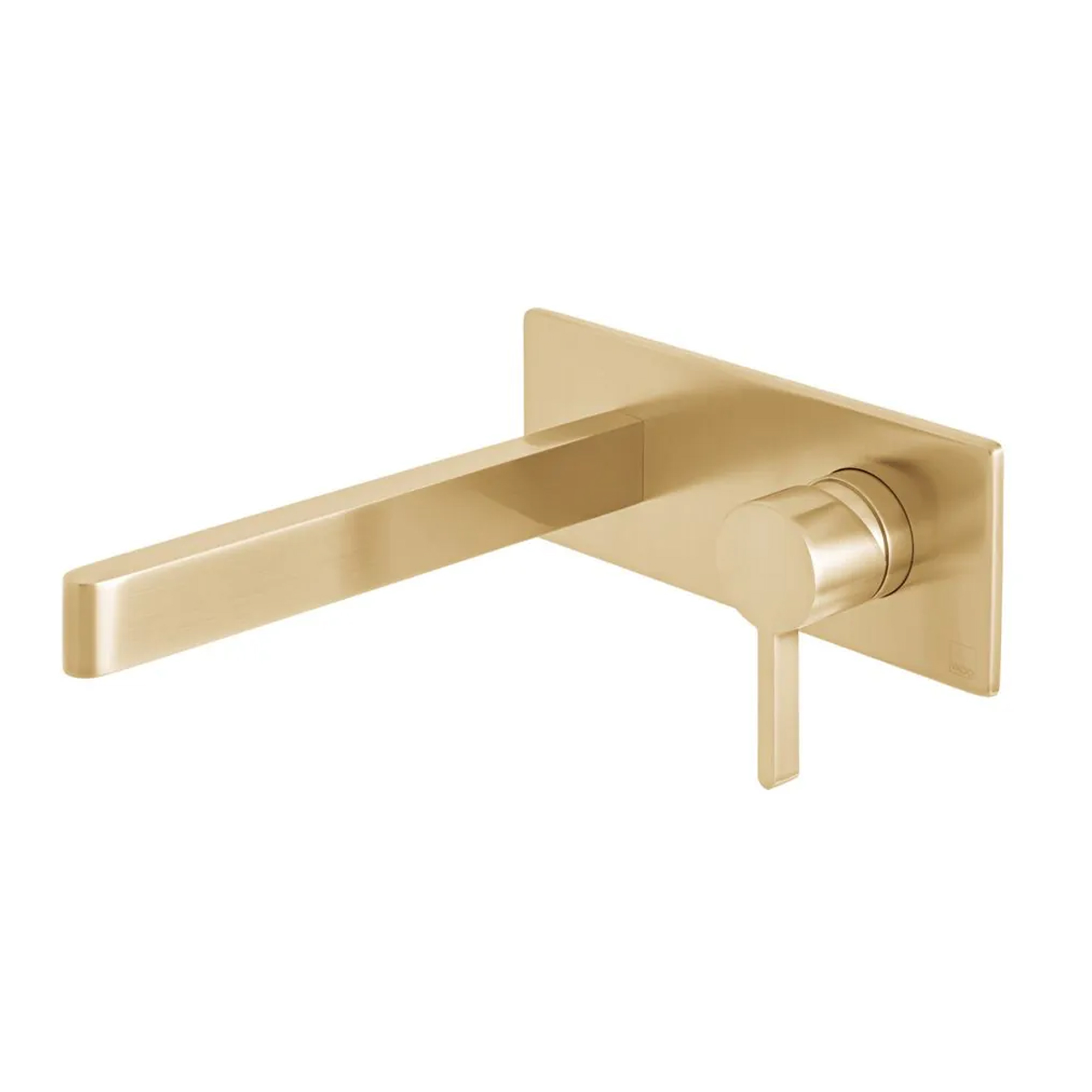Vado Individual Edit Wall Mounted Single Lever Basin Mixer Tap with Backplate