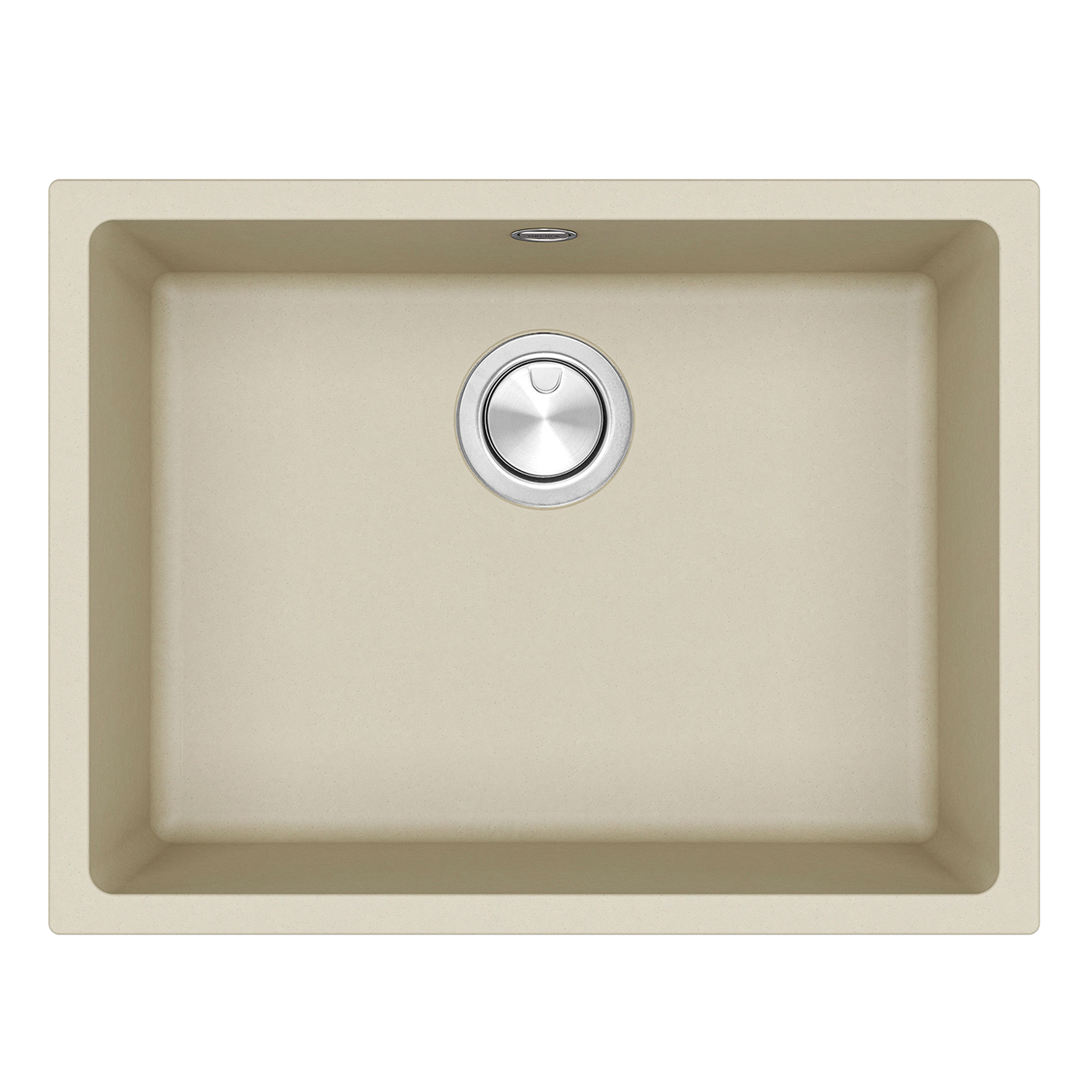 Clearwater Lumen 1 Bowl Granite Composite Inset/Undermount Kitchen Sink - 590 x 450mm