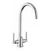 Rangemaster Parma Twin Lever Kitchen Mixer Tap with Swivel Spout