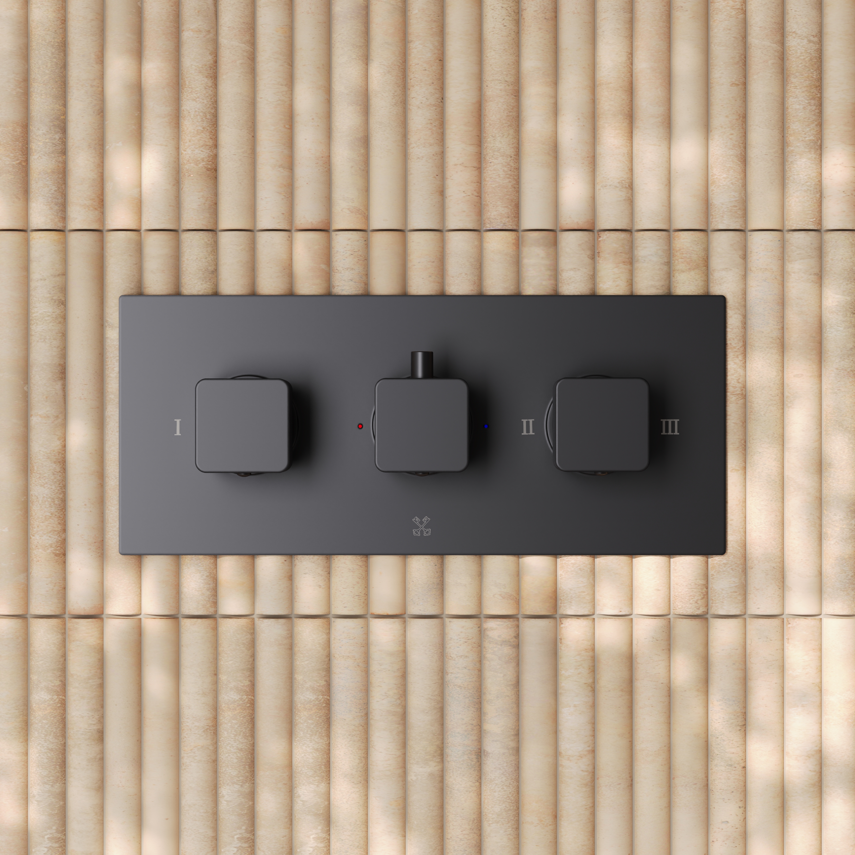 Core 3 Outlet Landscape Thermostatic Concealed Shower Valve