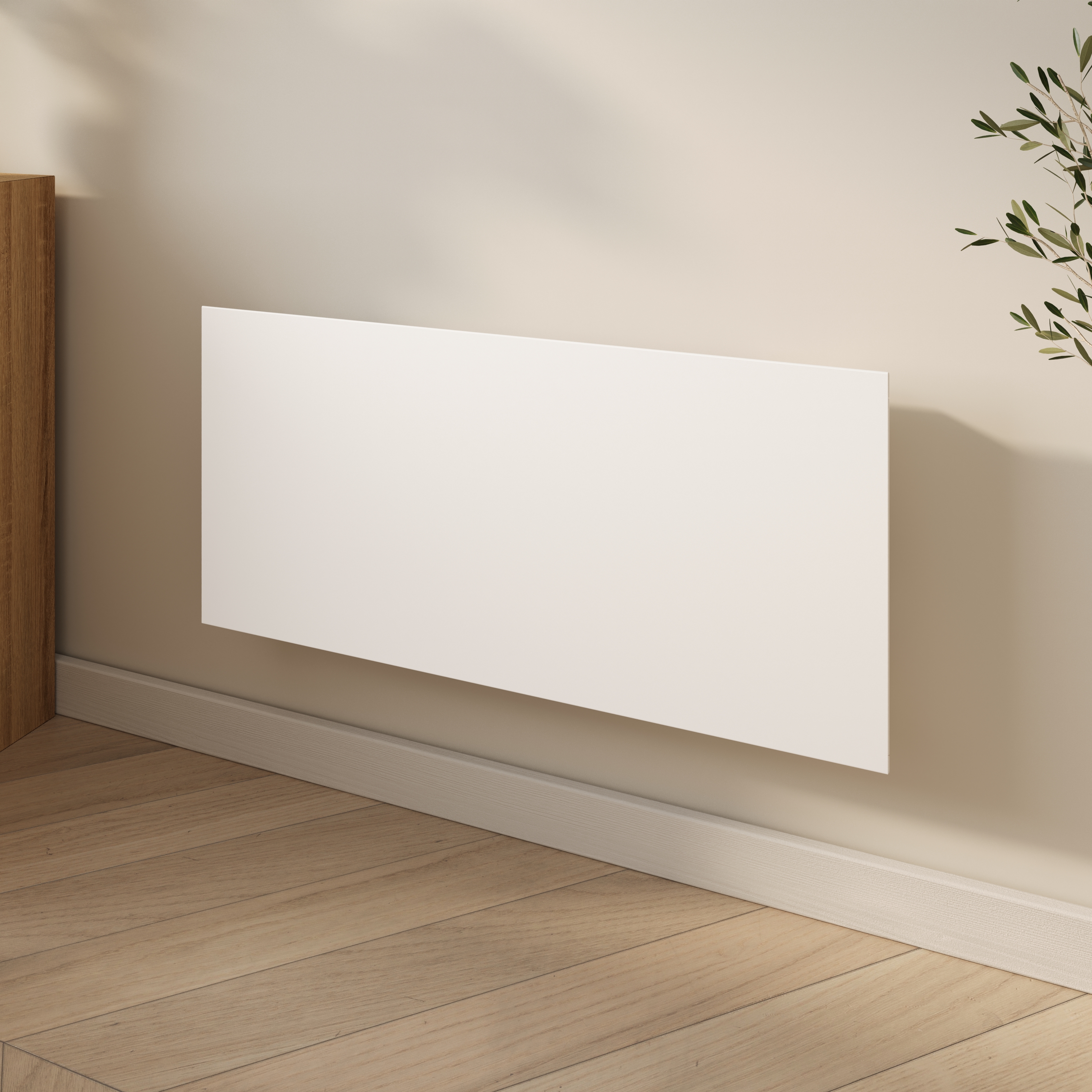 Toasty Bask Matt White Electric Radiator