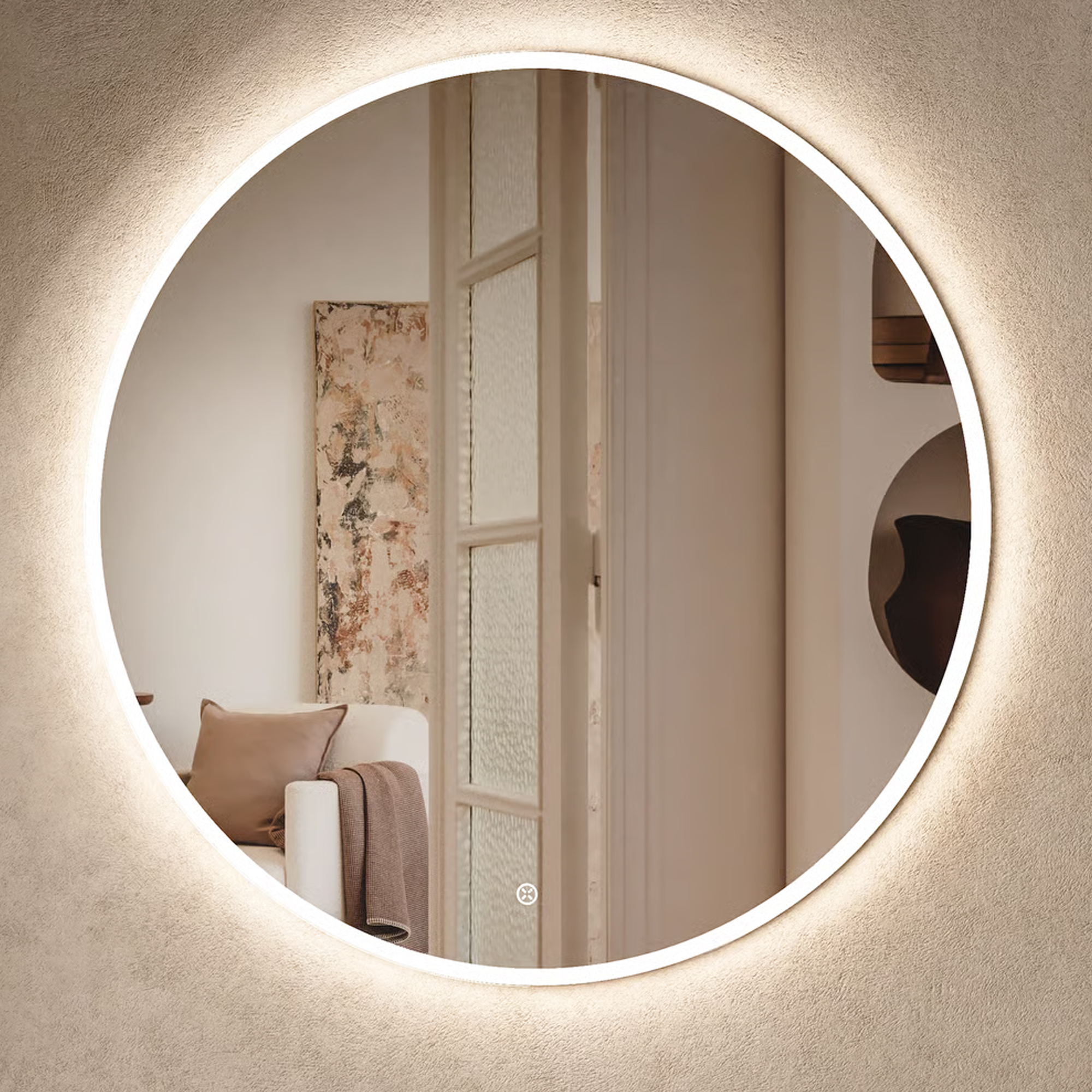 Crosswater Infinity Illuminated Mirror with Colour Change LEDs