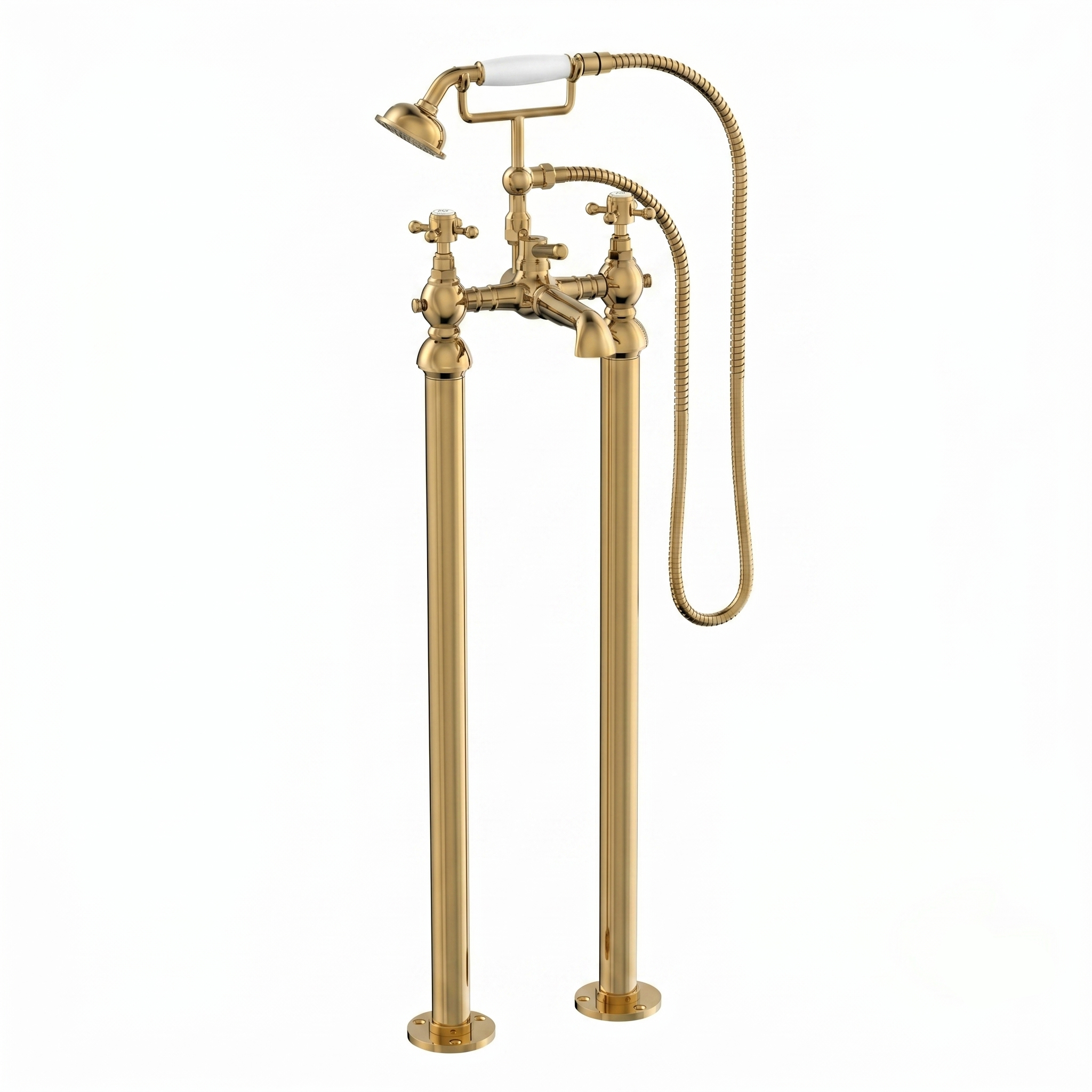 Butler & Rose Eliza Crosshead Freestanding Bath Shower Mixer Tap