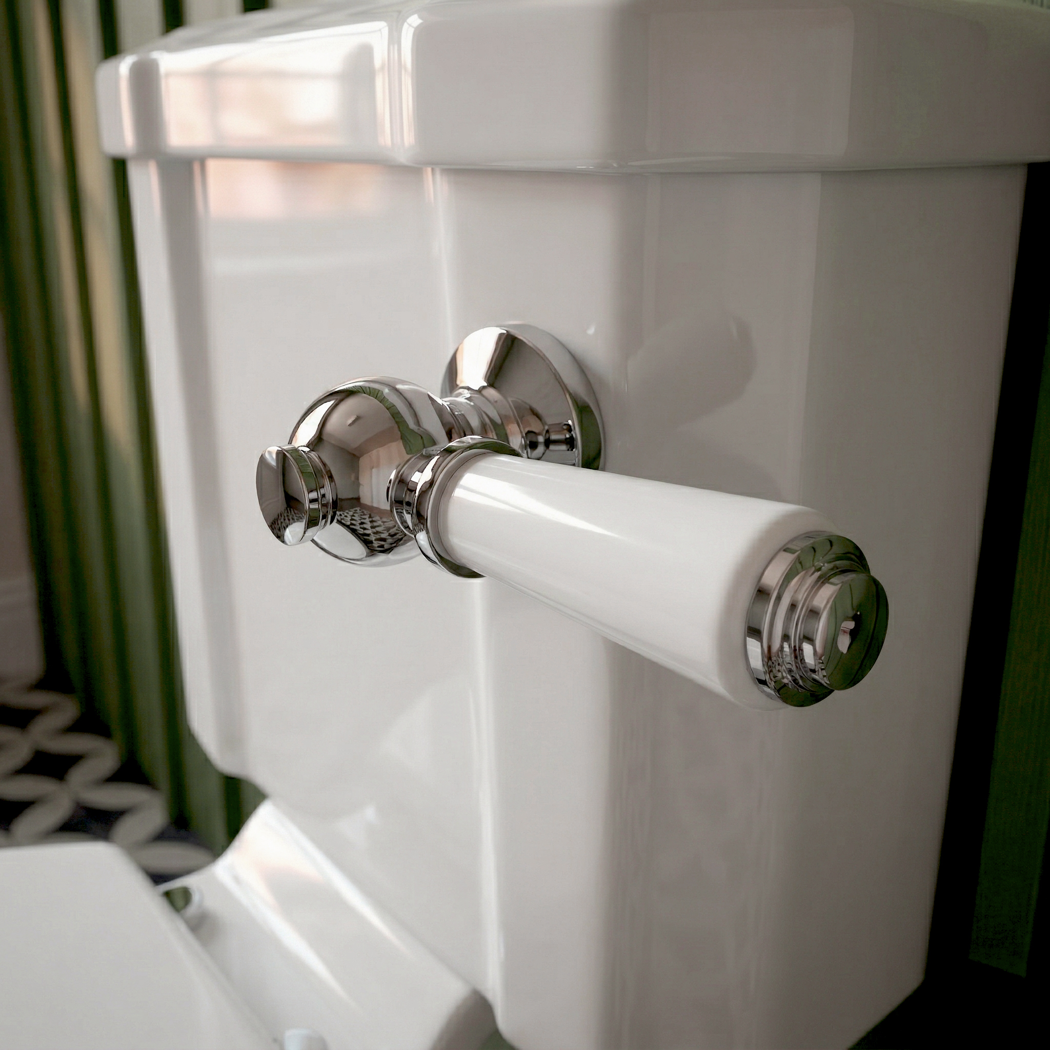 Butler & Rose Catherine Traditional Close Coupled Toilet (Excluding Seat)