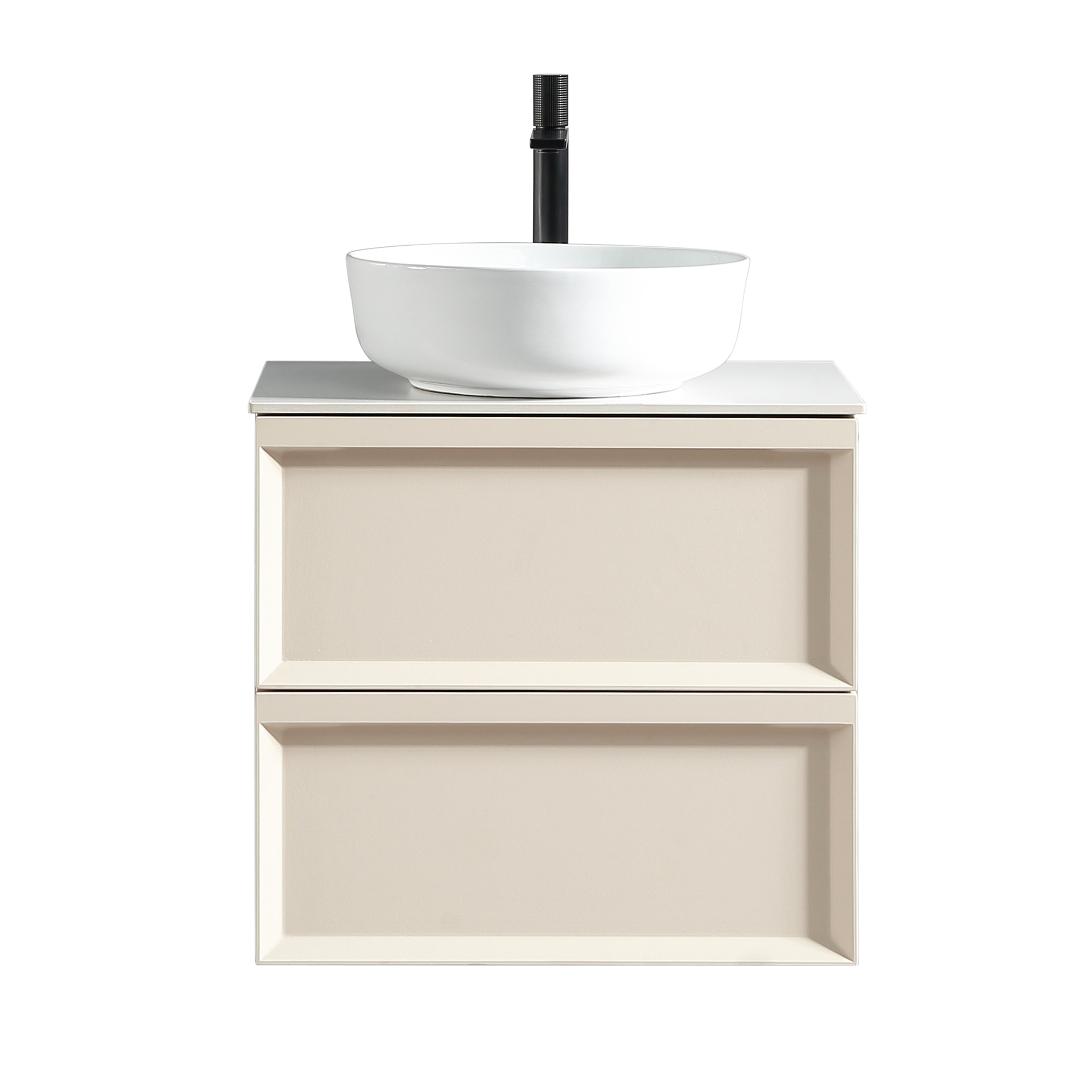 Aura 600mm Wall Mounted Vanity Unit & Sintered Stone Countertop