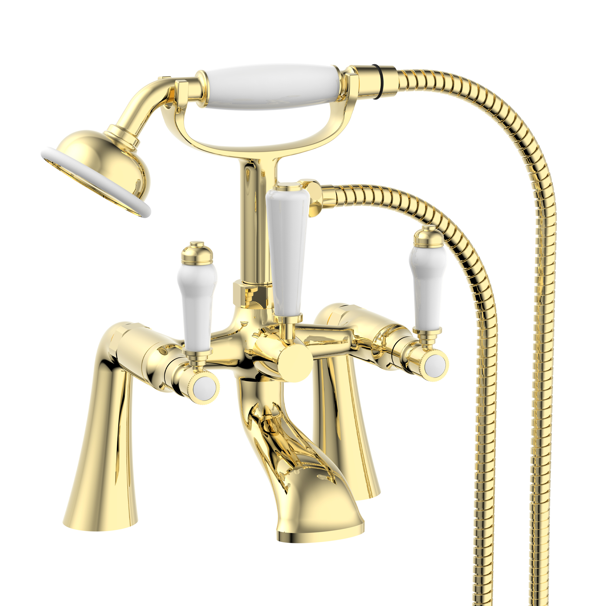 Butler & Rose Eliza Lever Deck Mounted Bath Shower Mixer Tap